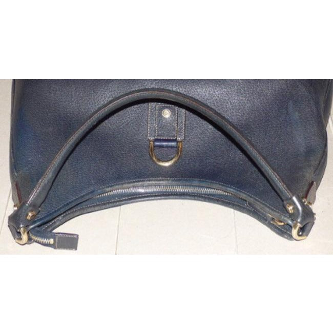Gucci Gold And Light Brown Leather And Fabric Hobo Bag