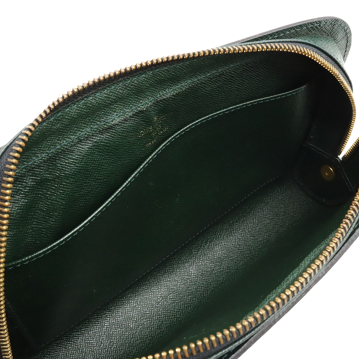 LOUIS VUITTON Louis Vuitton Tiger Bicycle Second Bag Handbag Leather Episeas Deep Green Gold M30184