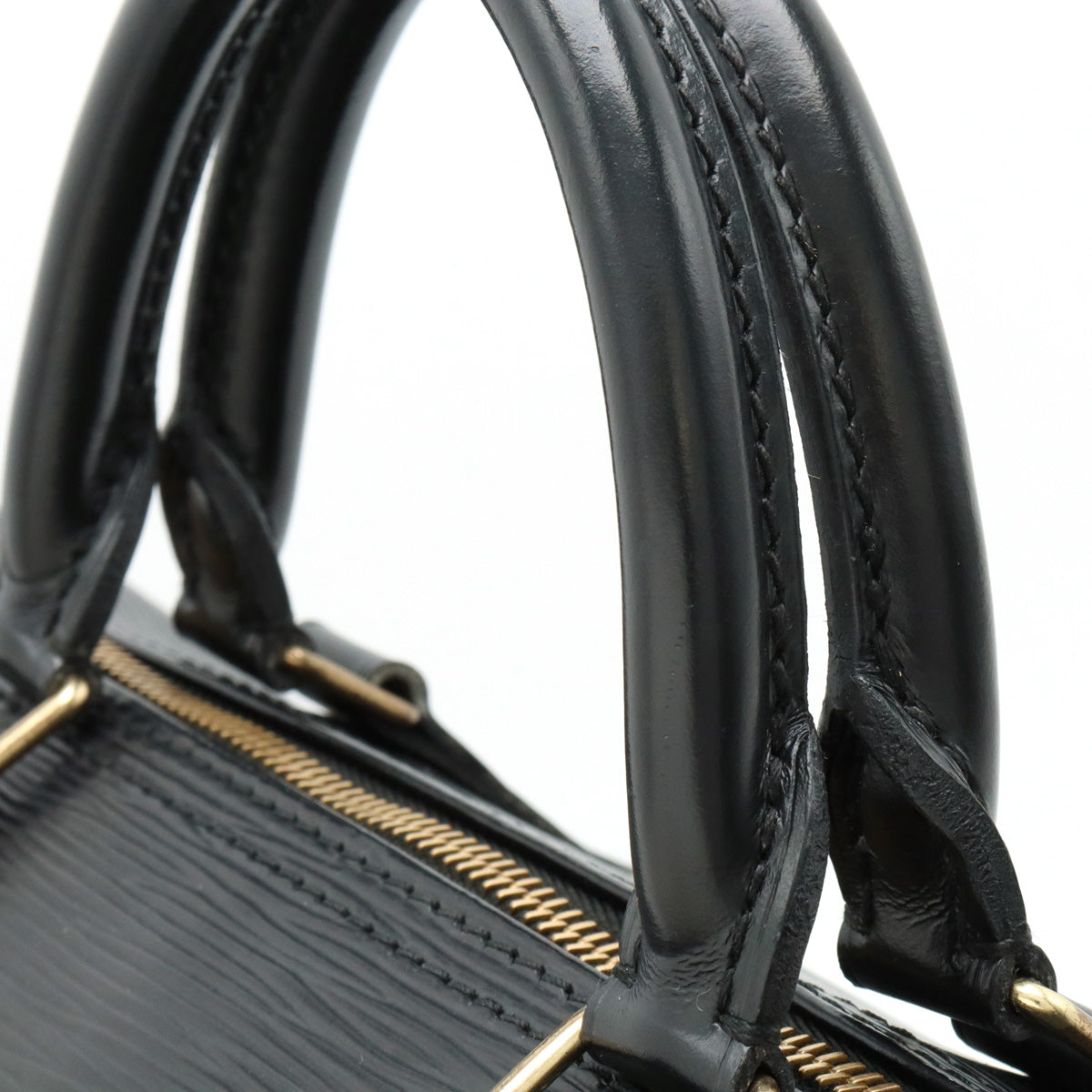 Louis Vuitton Louis Vuitton Epic Speed 30 Bag Mini Boston Bag Black Black Black Gold M59022