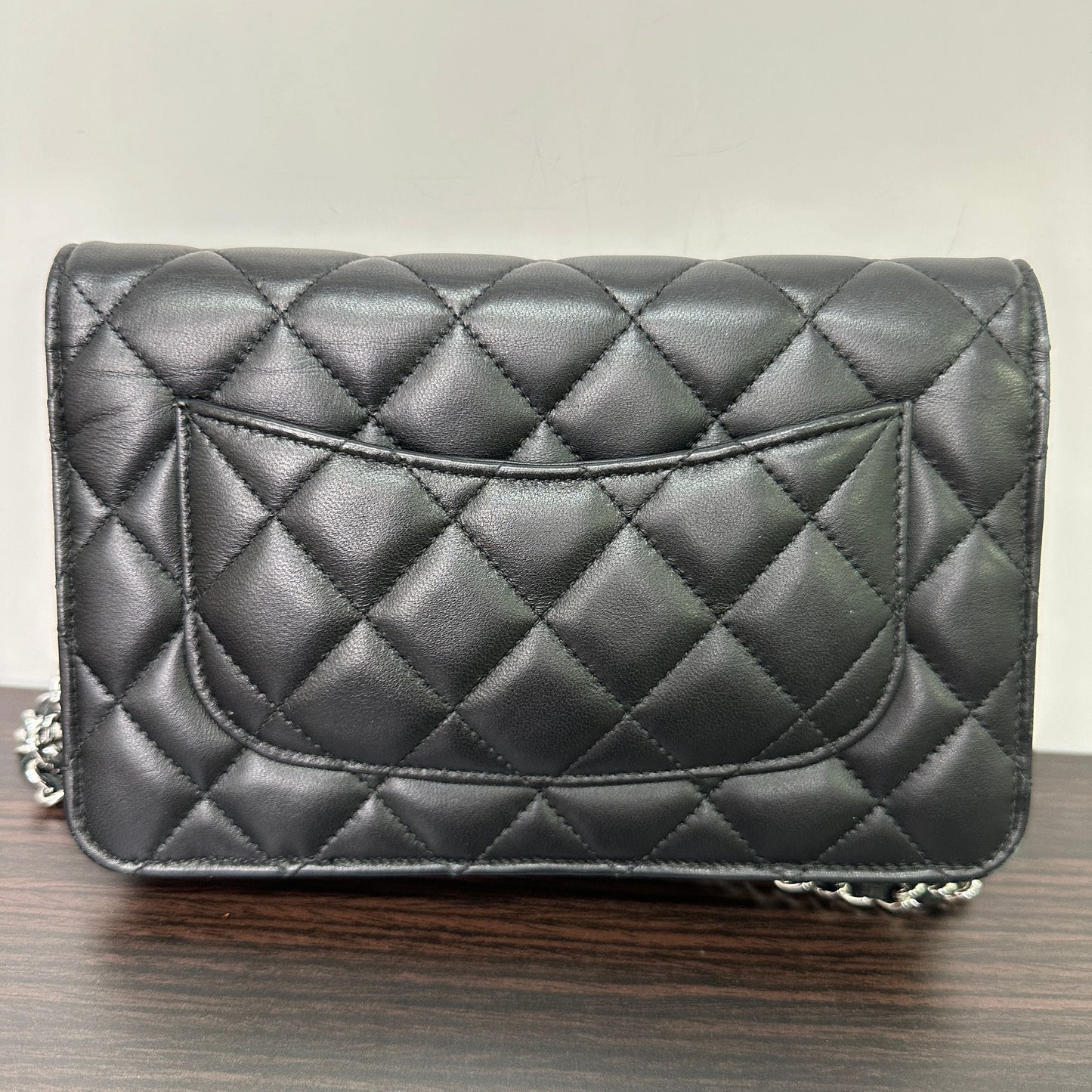 Chanel Classic Wallet On Chain w/Tags - Black Crossbody Bags, Handbags LB119362
