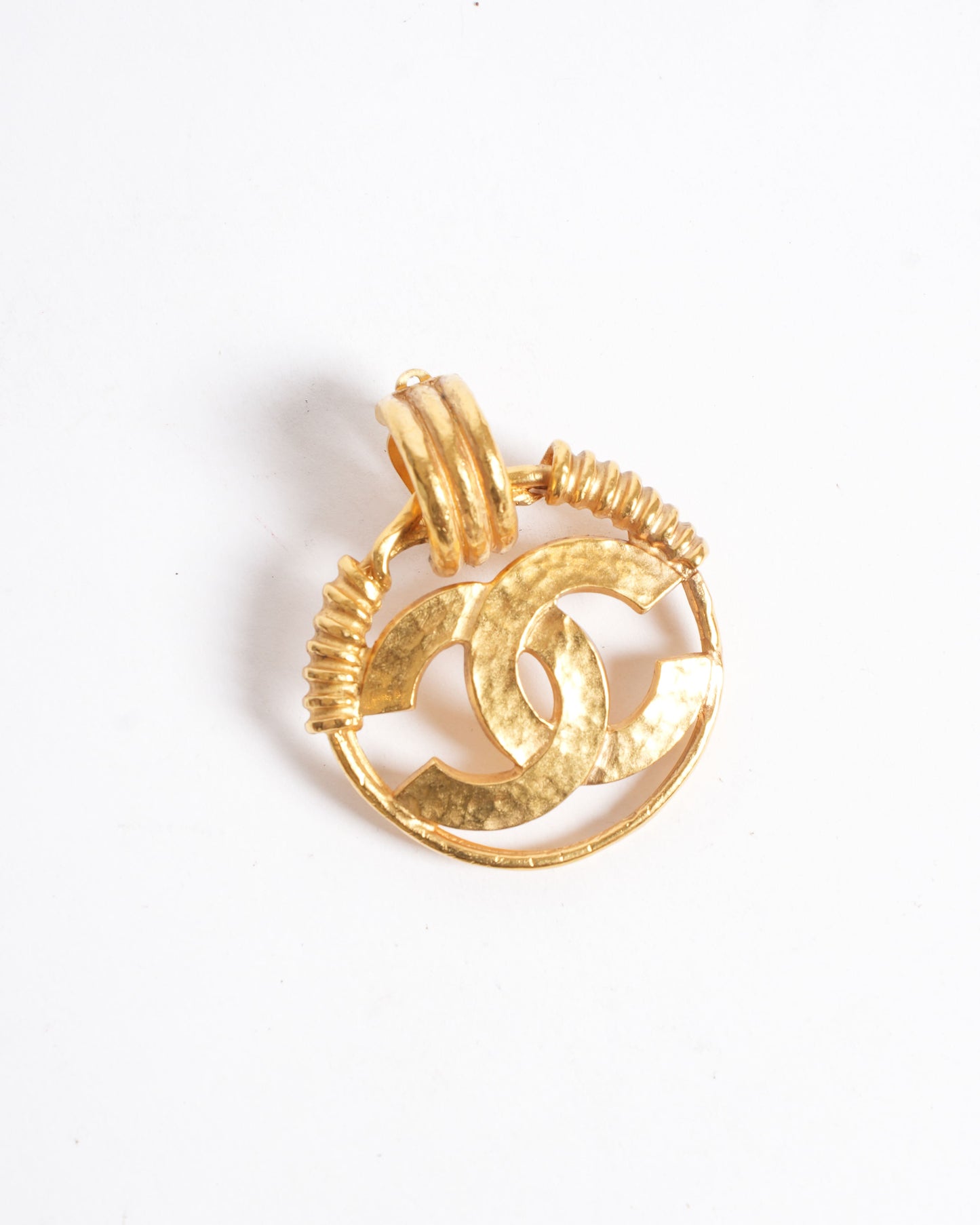 Chanel CC Logo Clip On Earrings