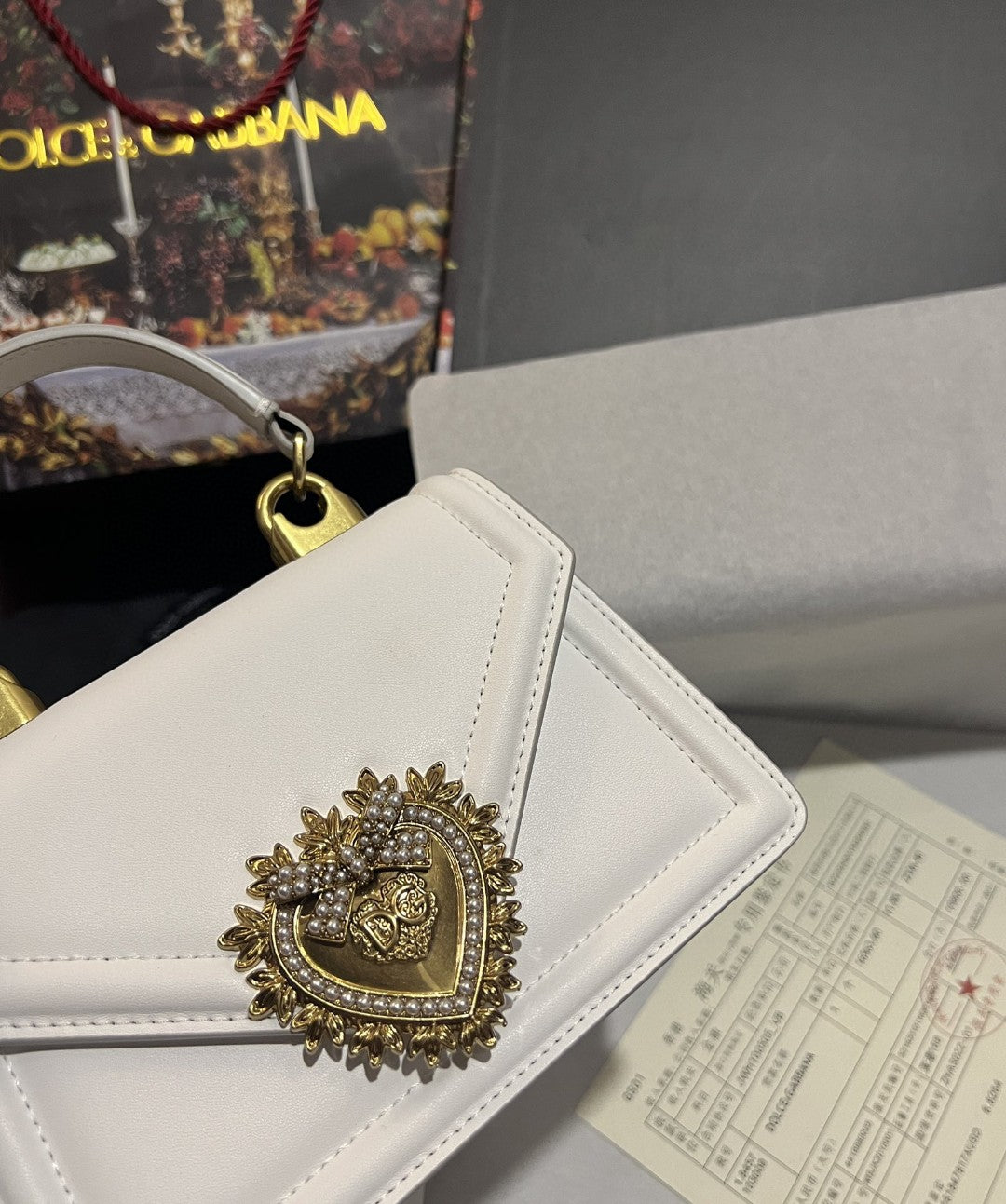 Top Quality Small Devotion Bag In Plain White For Women 7.5in/19cm Top Quality Top Quality6711AV89380002