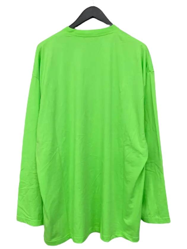 Luxury Balenciaga Trending 2025 Color Language Long-Sleeved T-Shirt Green