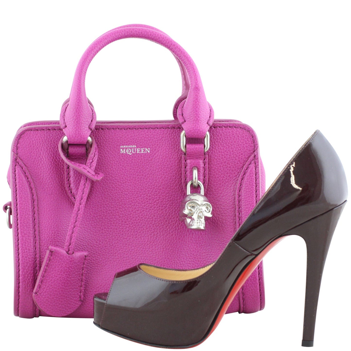 Alexander McQueen Padlock Mini Satchel Bag