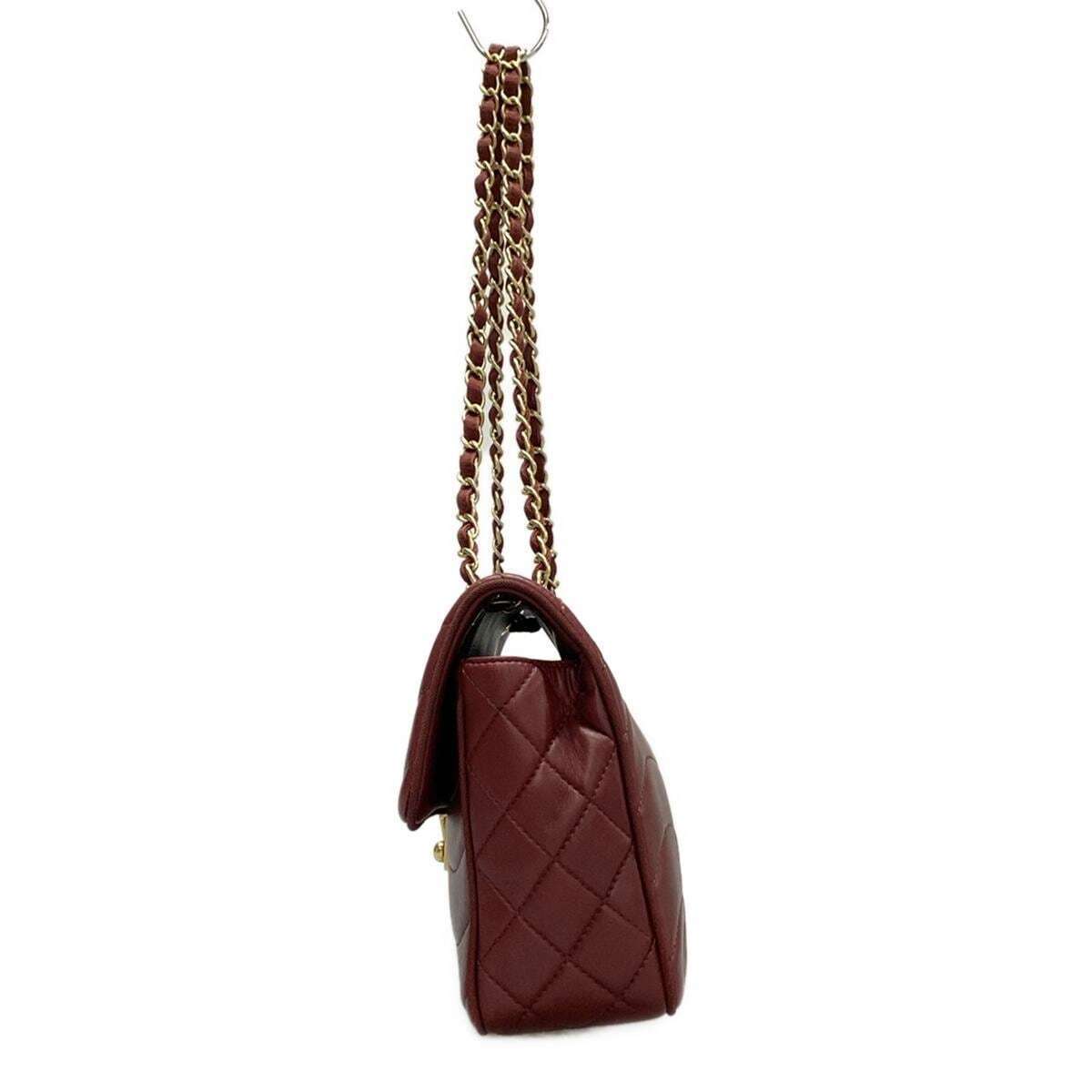 Chanel - Bordeaux Lambskin Shoulder