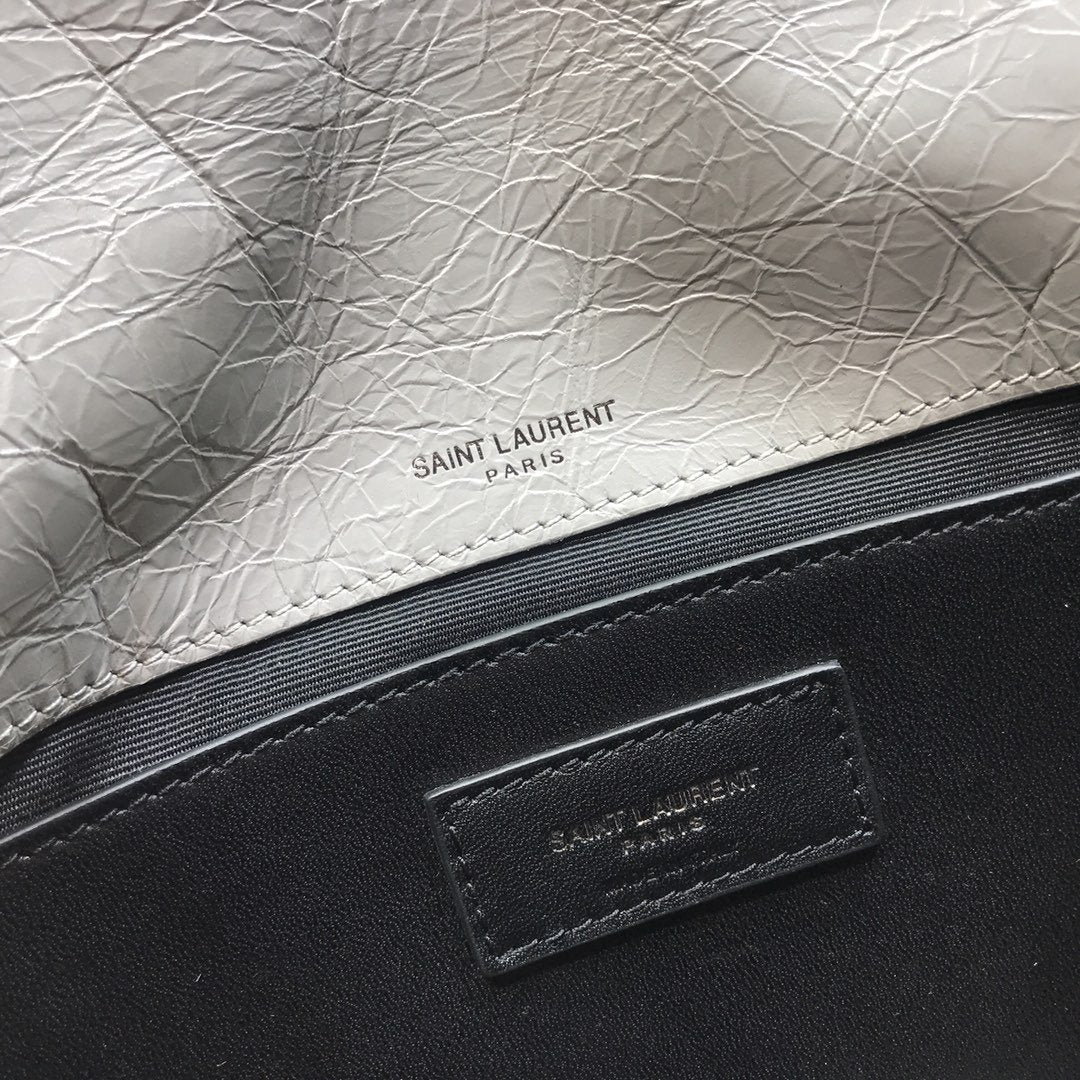 YSSL Niki Baby Chain Bag Grey For Women 8in/21cm YSL