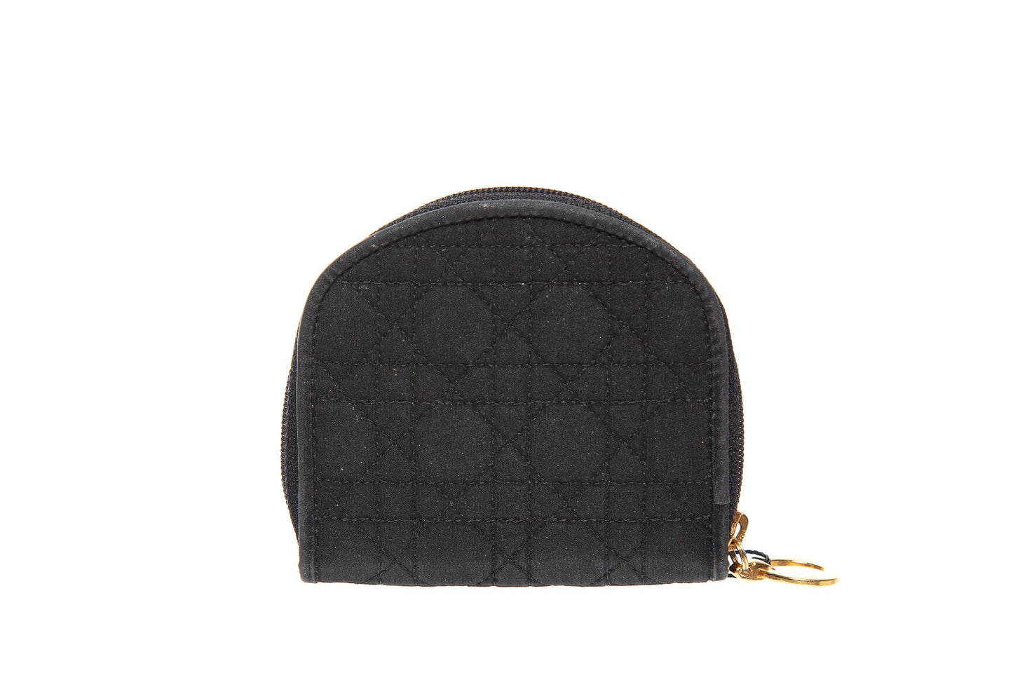 Christian Dior Black Quilted Coin Purse/Pouch