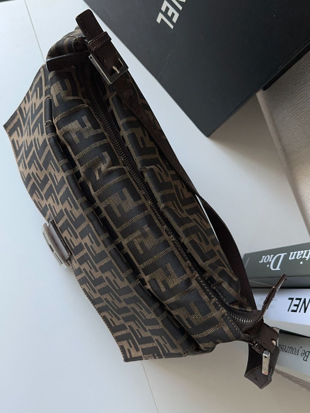 Fendi Zucca FF Baguette - Neutrals Shoulder Bags, Handbags MR14072025X578