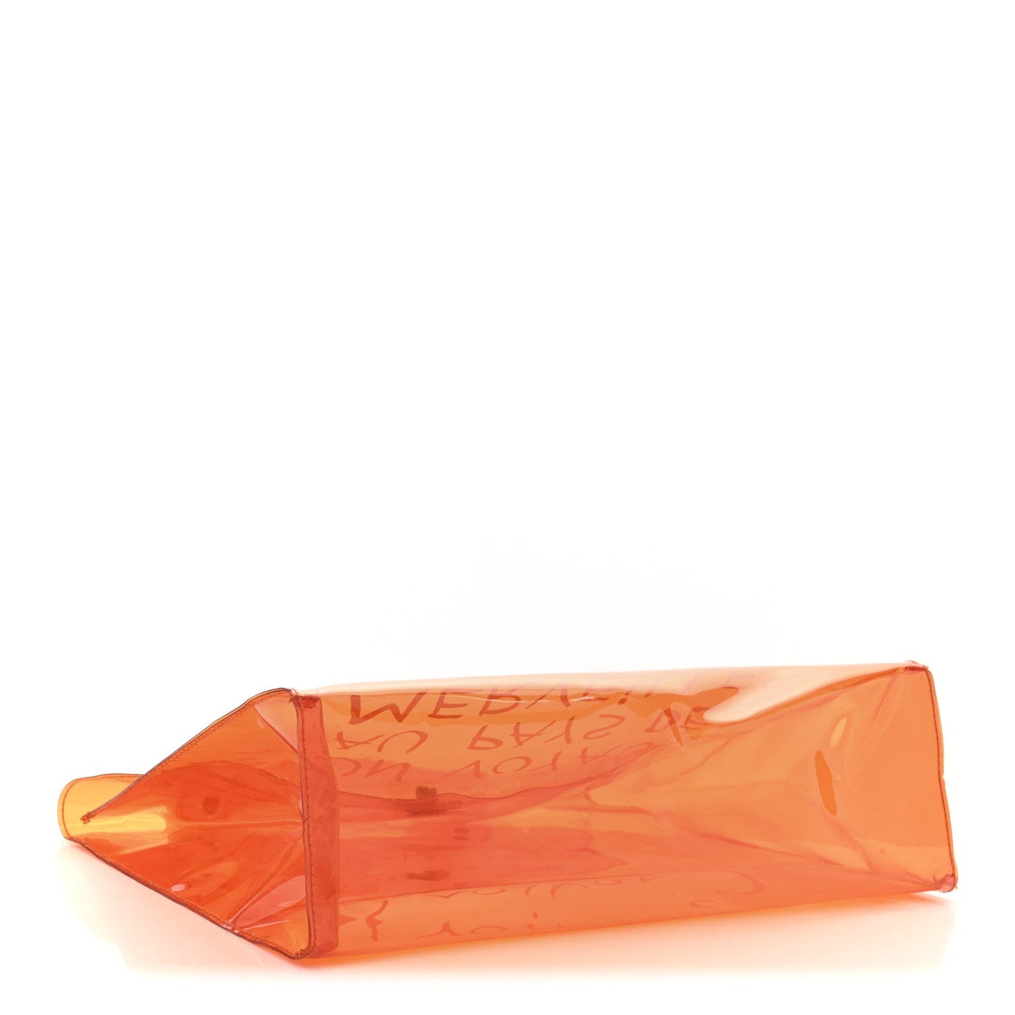 Hermes Vinyl Souvenir De L'Exposition Kelly Orange