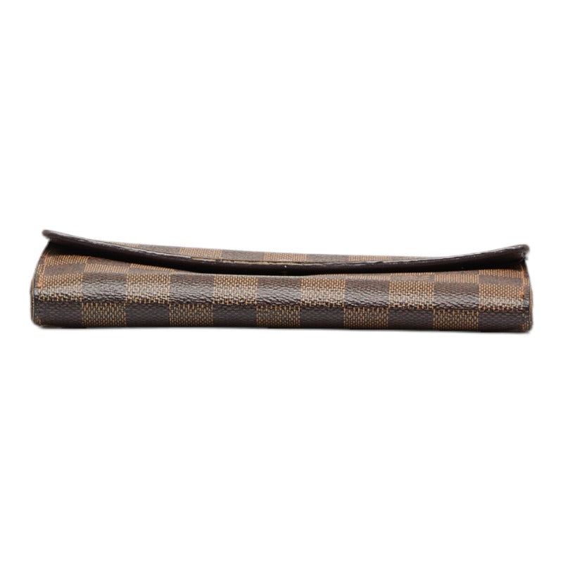 Louis Vuitton Louis Vuitton Damière N61725 Long Wallet PVC/Laser Evan Brown Ladies, Paris