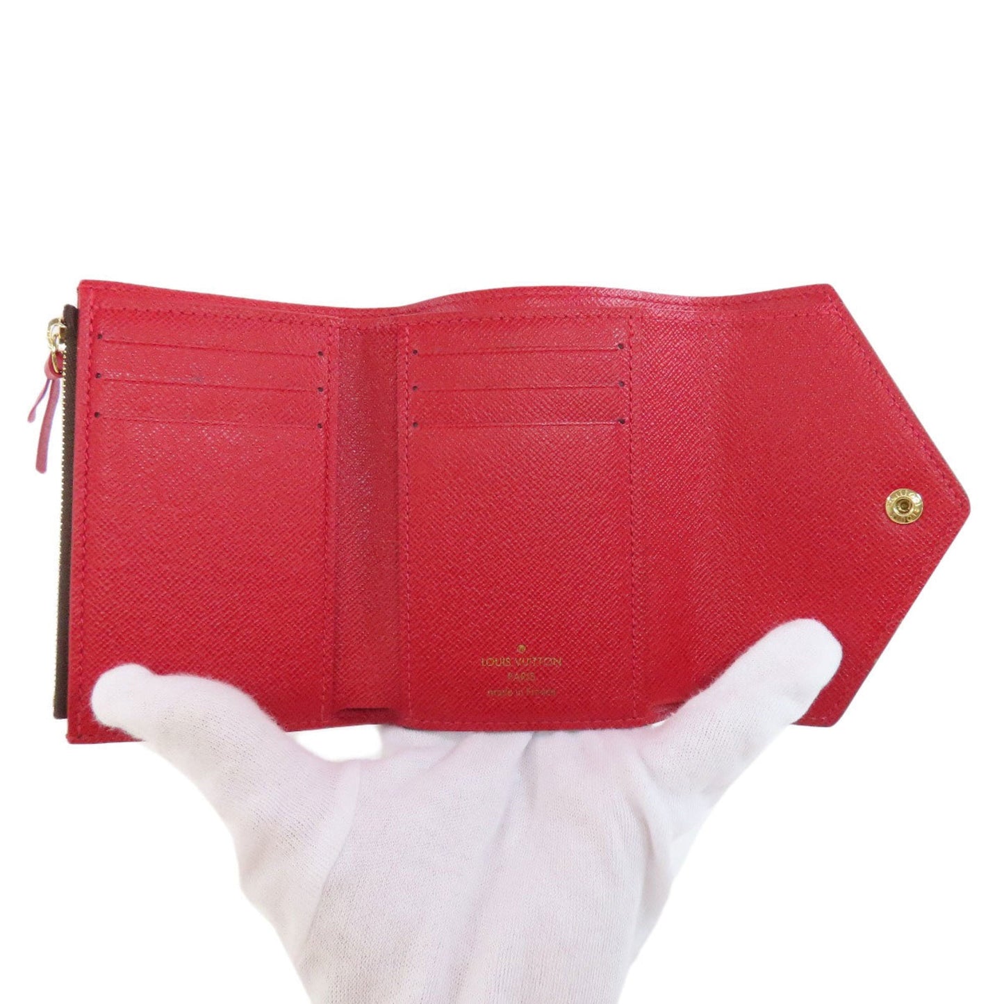 Louis Vuitton Damier Canvas Ebene Damier Canvas Wallet (Bi-Fold)
