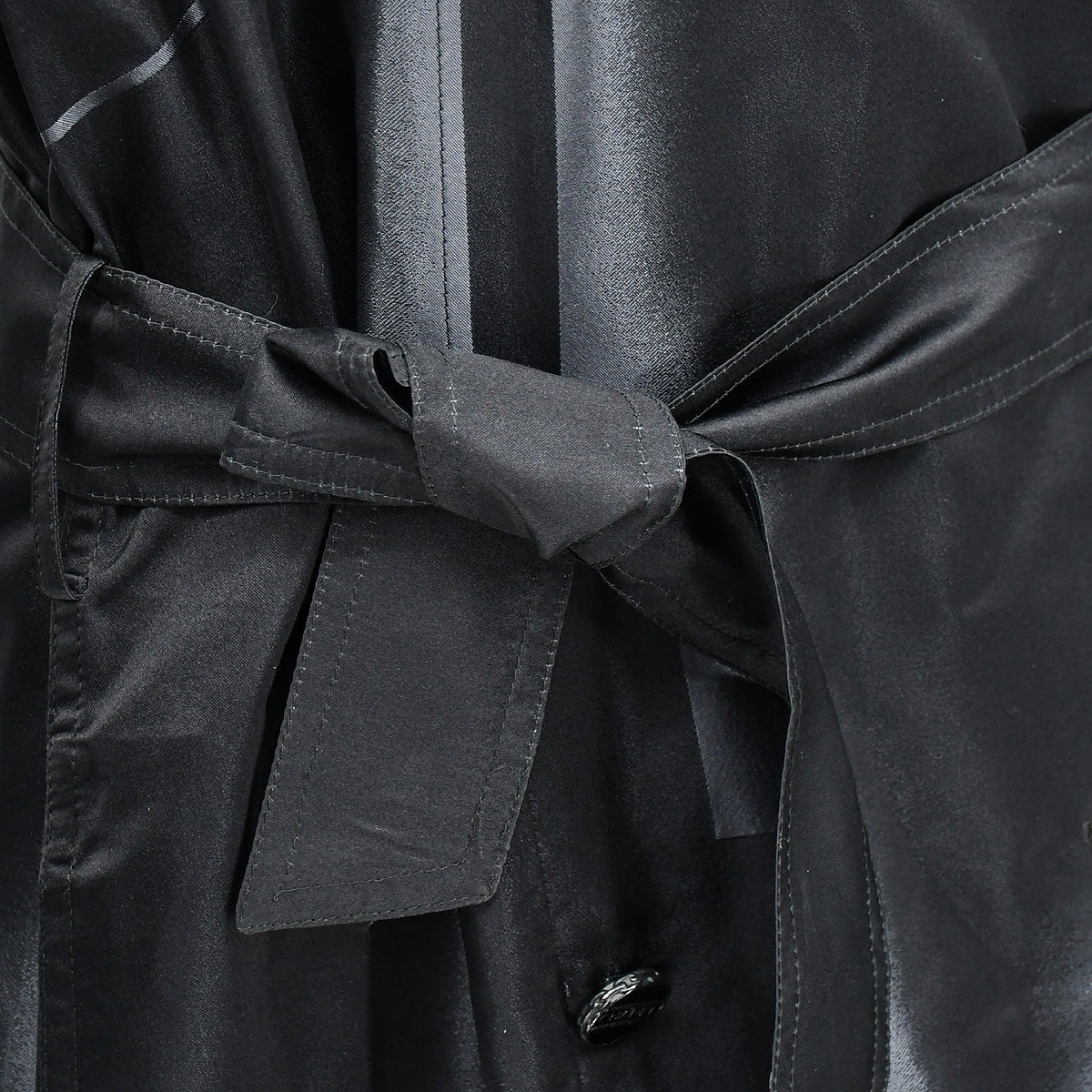 Chanel belted silk coat #38