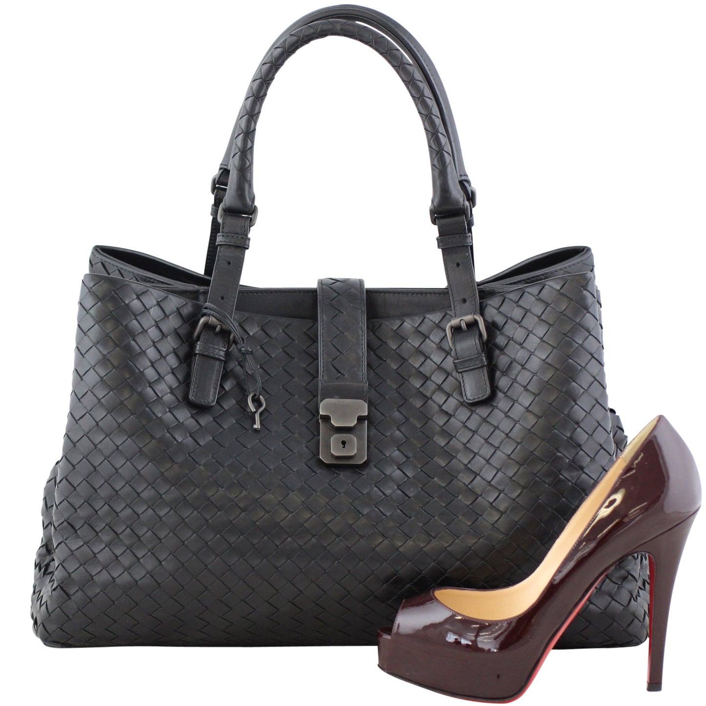 Bottega Veneta Intrecciato Roma Medium