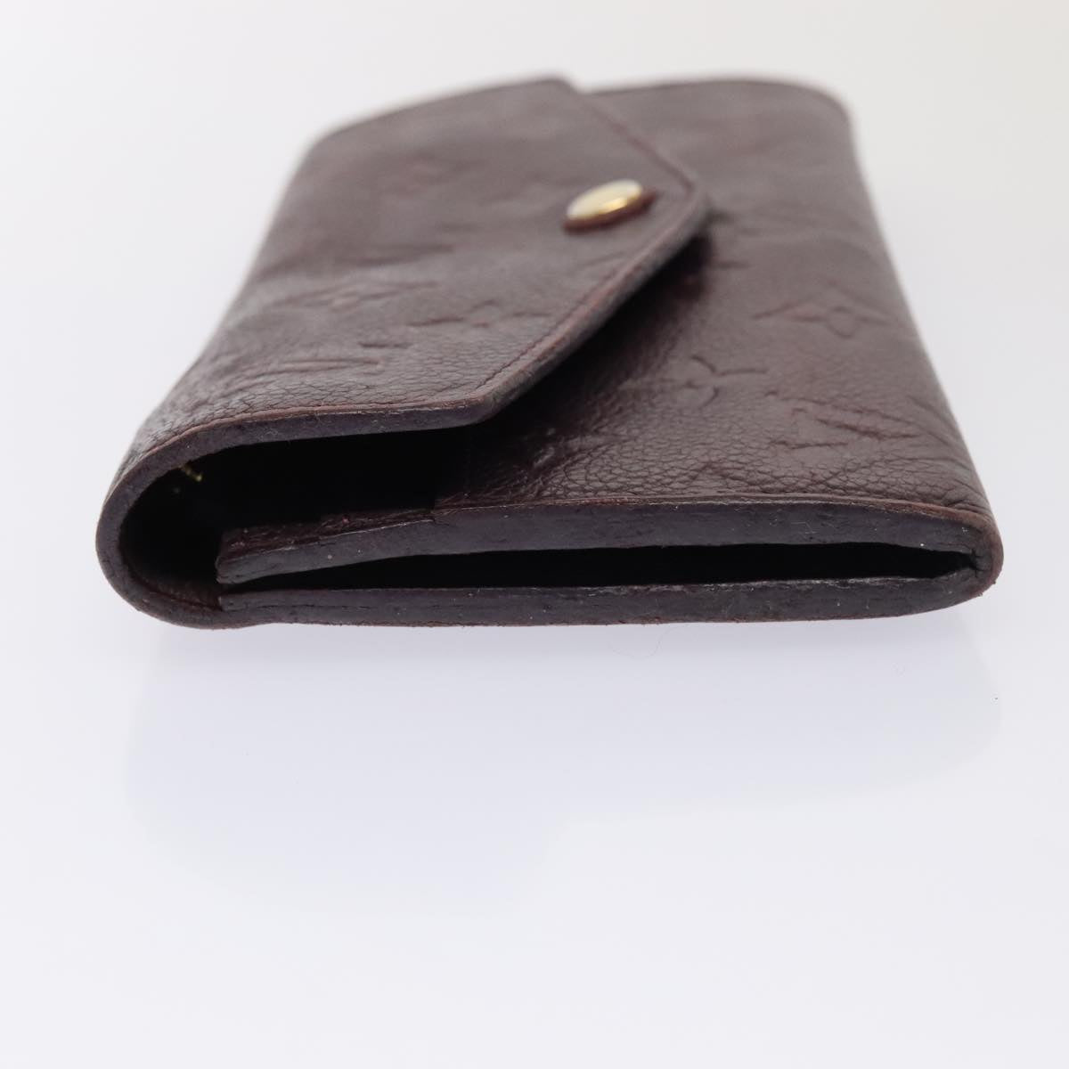 LOUIS VUITTON Empreinte Portefeuille Curie Wallet Purple M60300 Auth bs17377