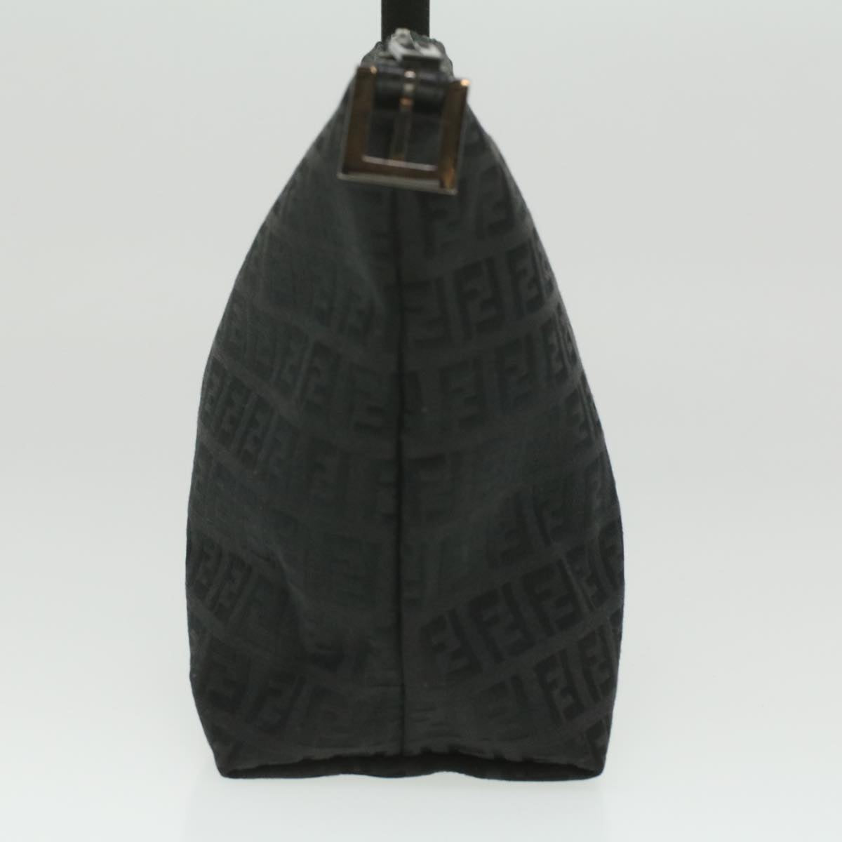 FENDI Zucchino Canvas Hand Bag Black bs4045