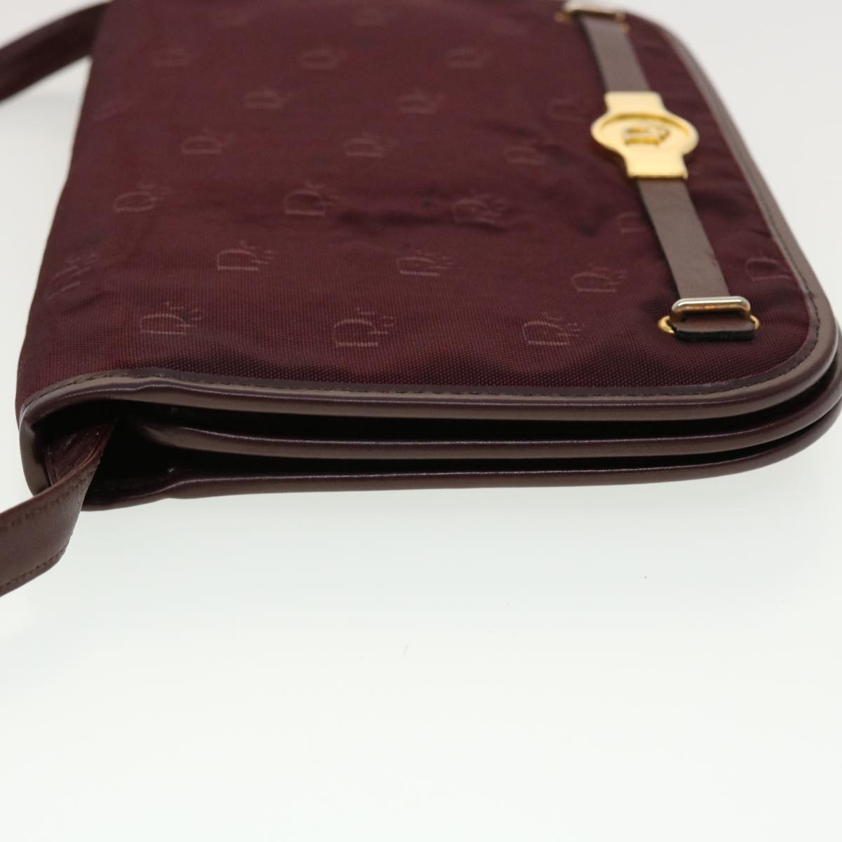 CHRISTIAN DIOR Shoulder Bag Nylon Red bs5032