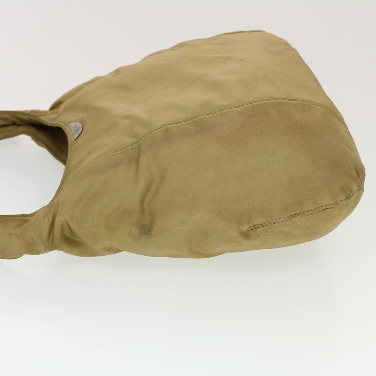 CHRISTIAN DIOR Shoulder Bag Nylon Khaki bs5617