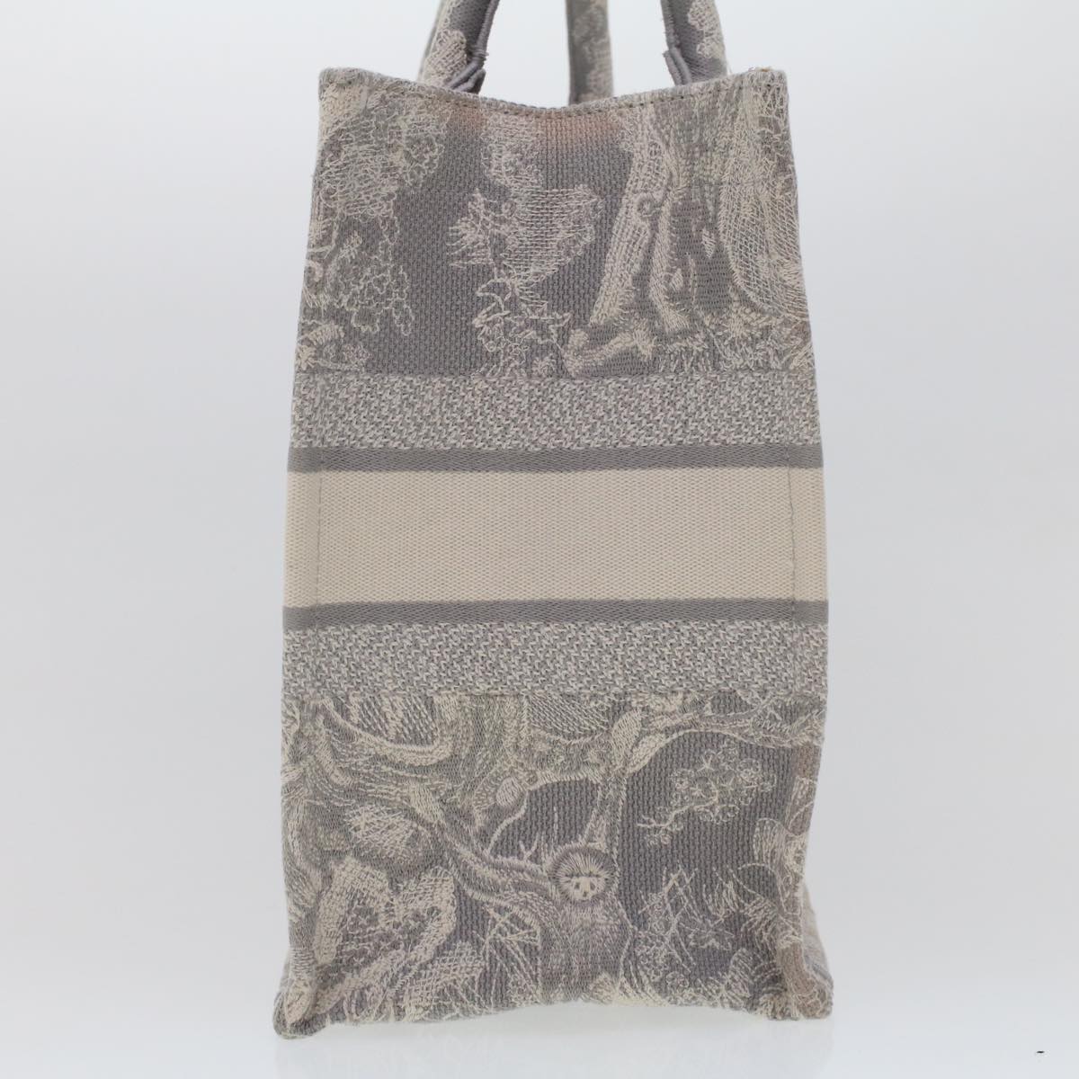 CHRISTIAN DIOR Book Tote Bag Canvas Gray M1286ZTDT_M932 bs6141