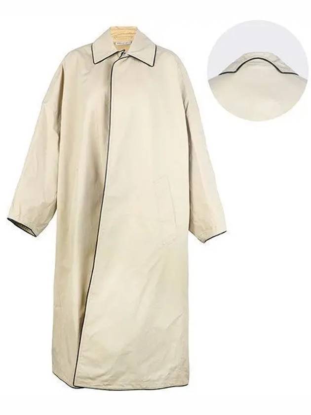 Luxury Balenciaga Trending 2025 Cocoon Belted Coat Beige