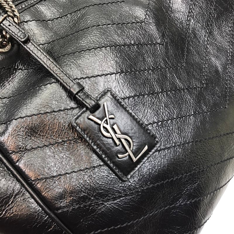YSSL Niki Shopping Bag Black For Women 13.8in/35cm YSL
