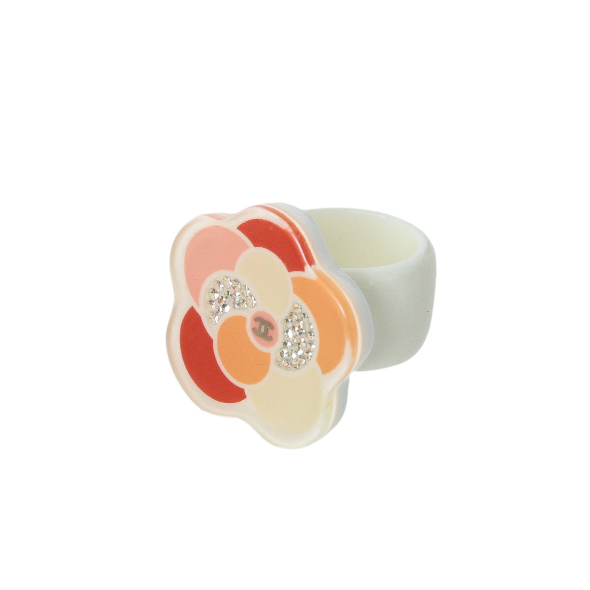 Chanel Multicolor Camelia Ring