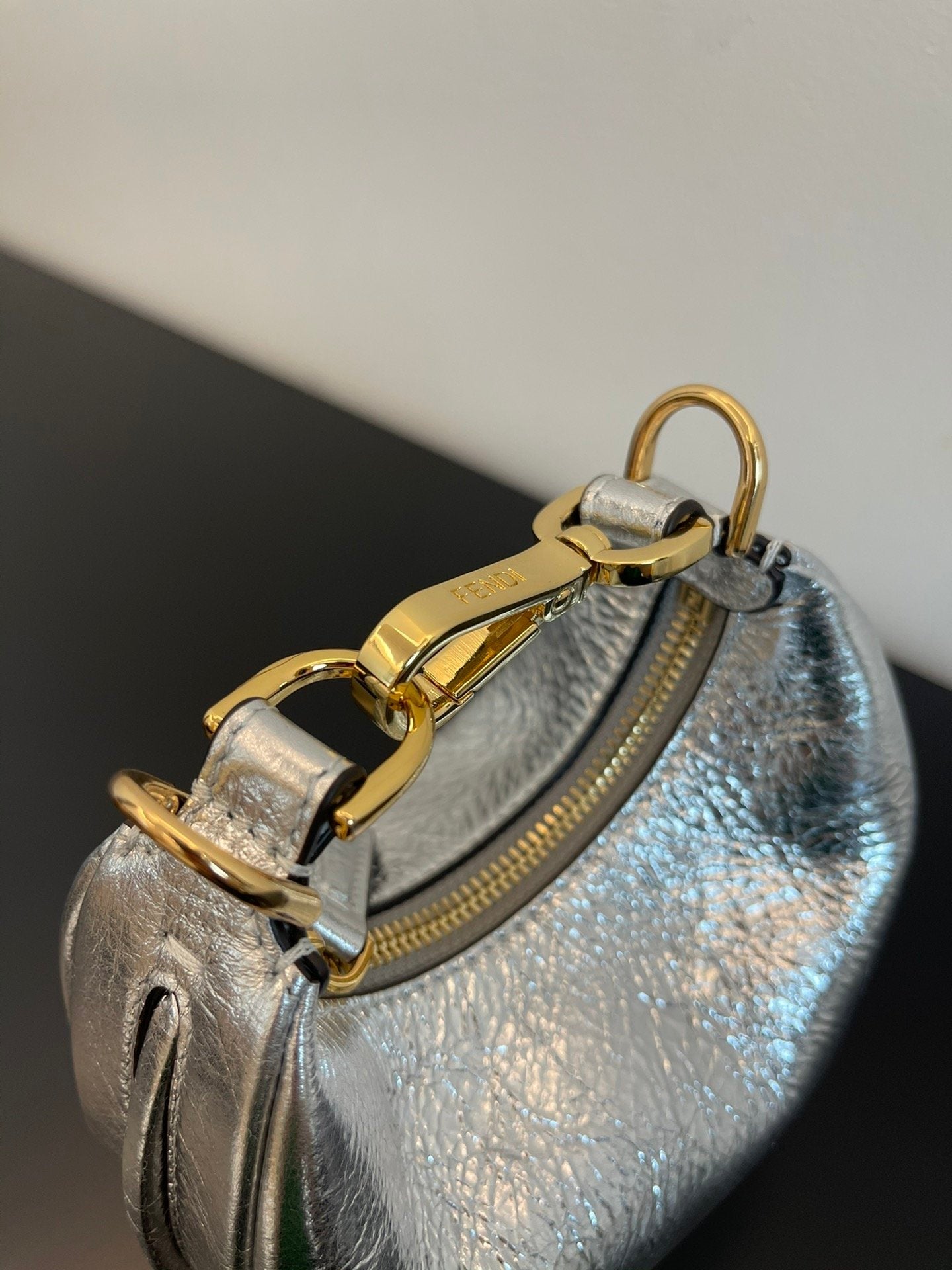 Top QualityTop Quality Nano Top QualityTop Qualitygraphy Silver For Women, Women’s Handbags 6.7in/17cm FF 7AS089AISPF1HIC