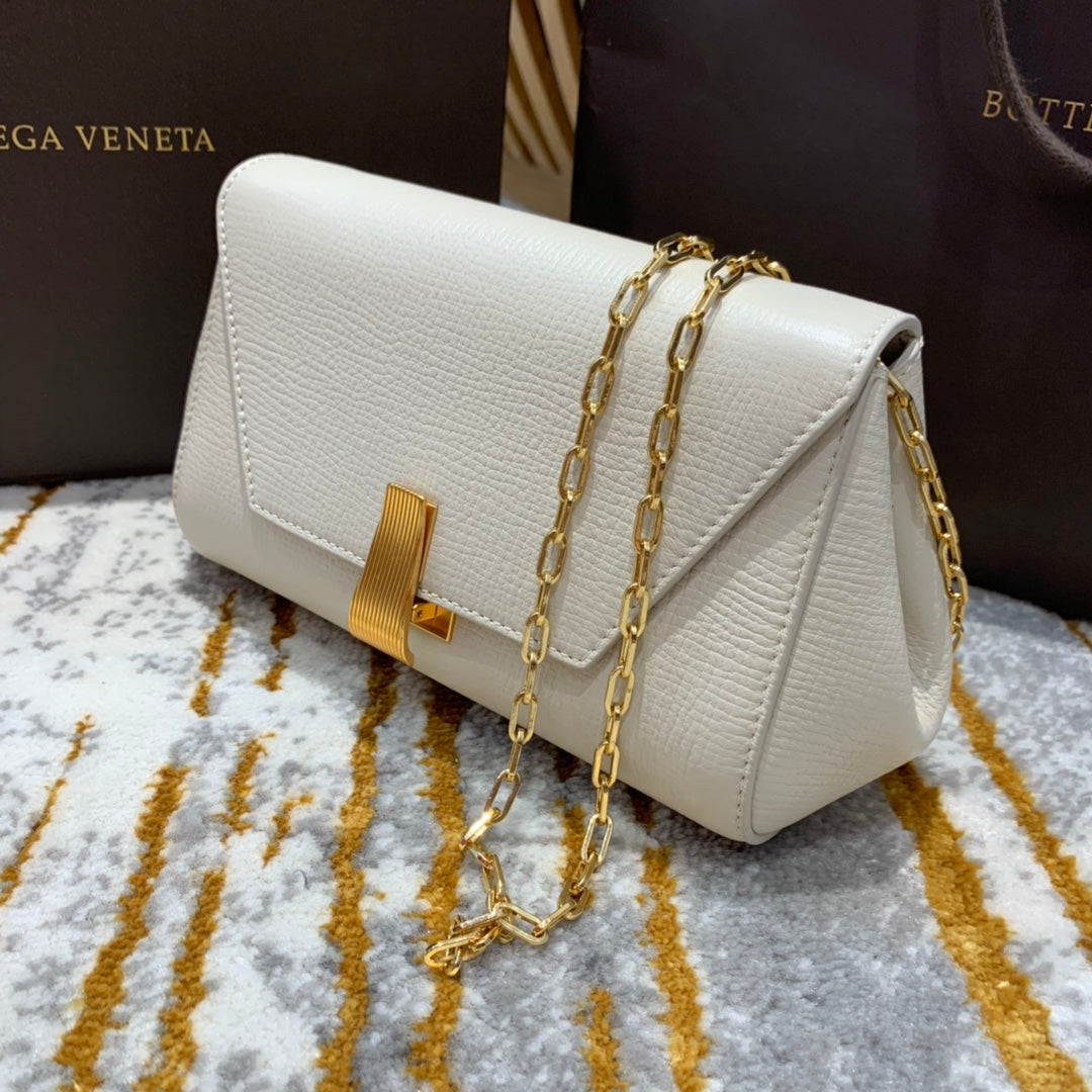 Top Quality Mini Angle Palmellato Bag White, For Women, Women’s Bags 7.5in/19cm