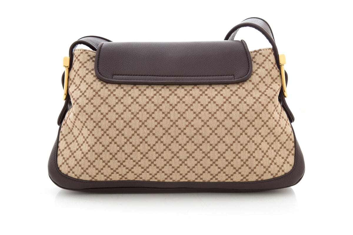Gucci Brown Damen Canvas Handbag