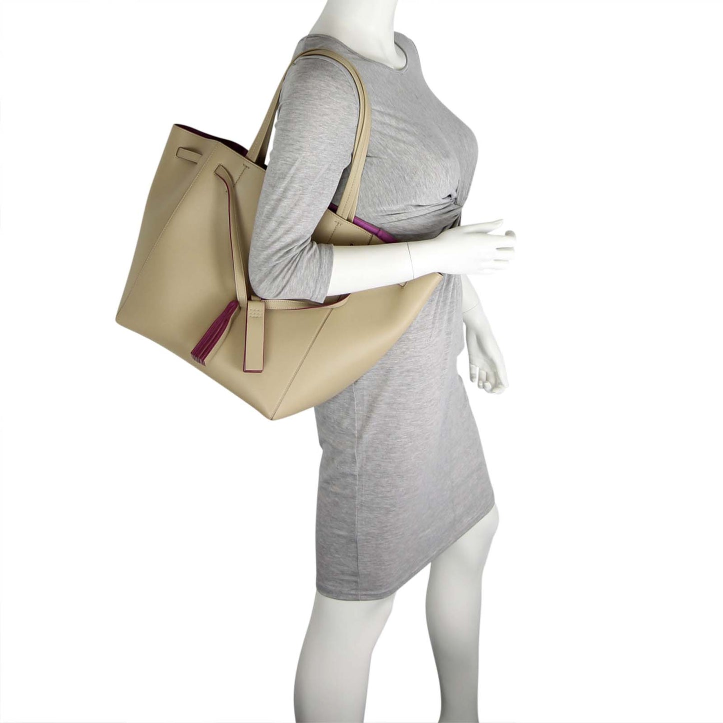 Celine Phantom Cabas Tassel Tote Small