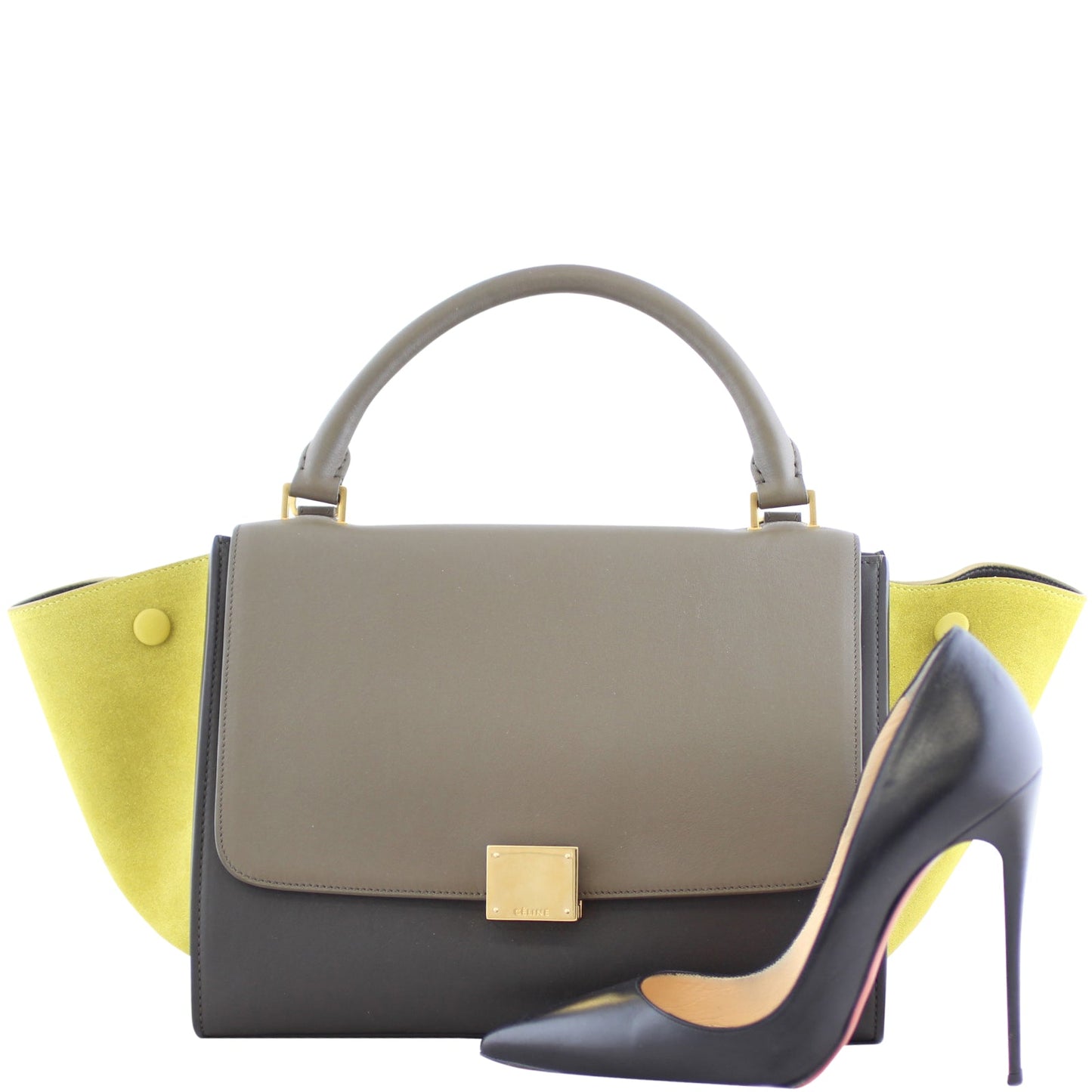 Celine Trapeze Tricolour Small