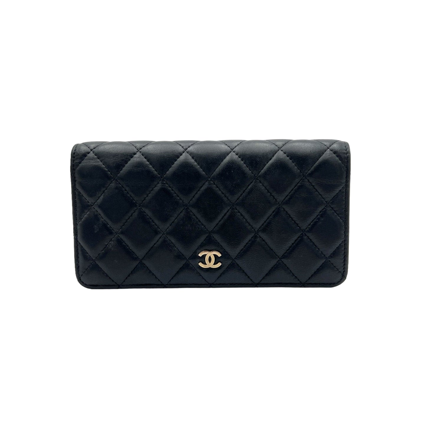 Chanel CC Quilted Wallet Wallet in Lambskin, Silver Hardware C2405537CH