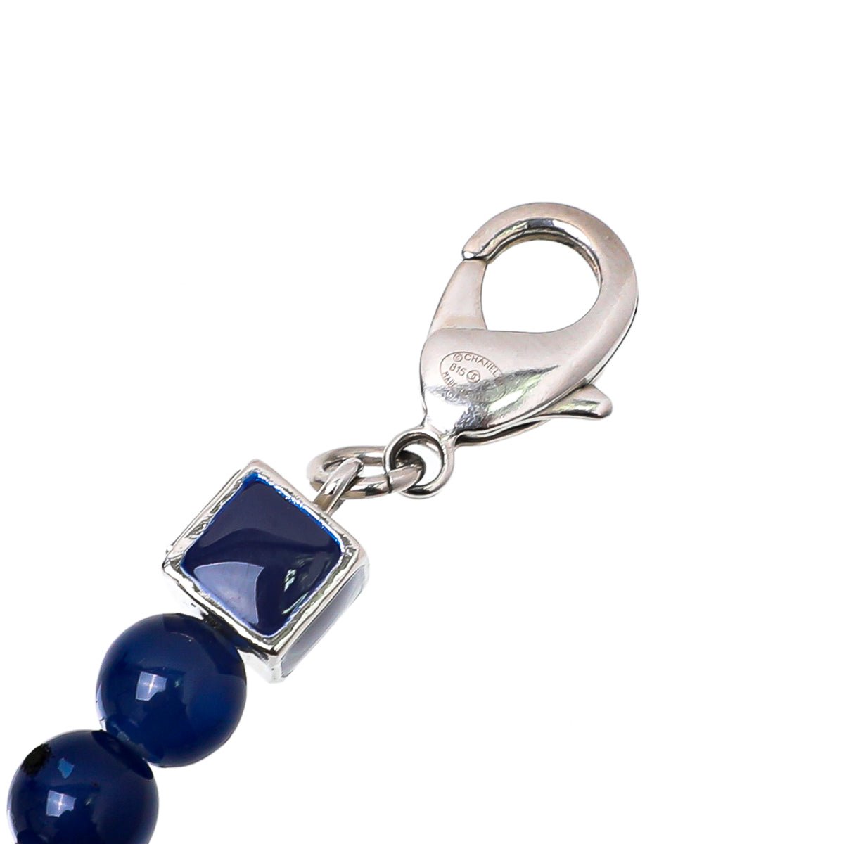 Chanel Bicolor Faux Pearl CC Enamel Bracelet