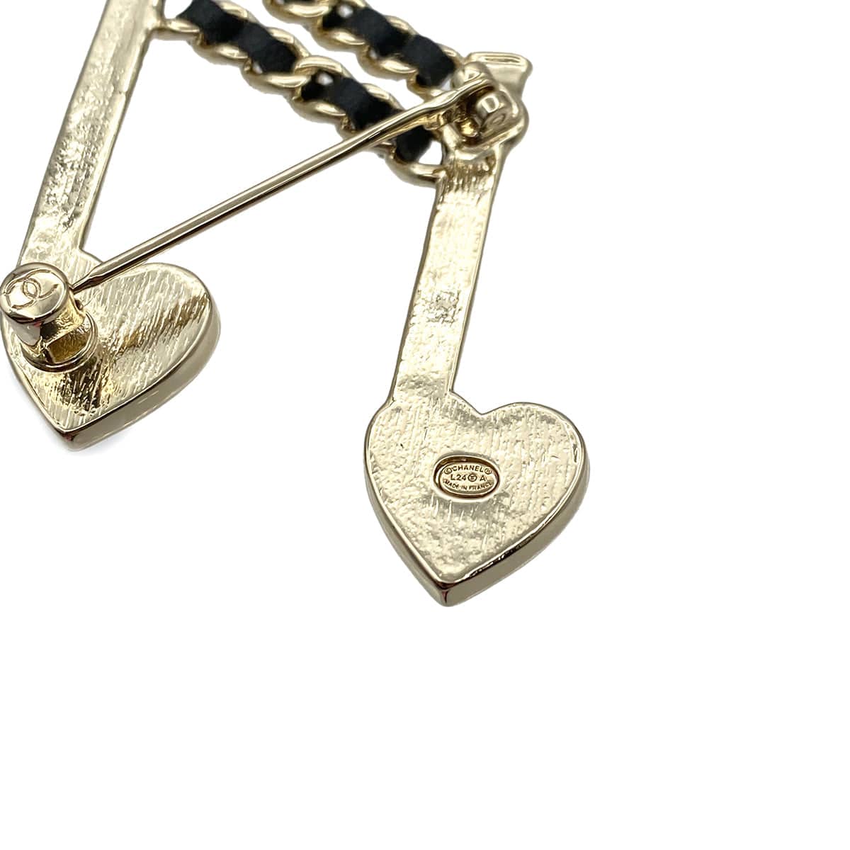 CHANEL COCOMARK BROOCH NOTE MOTIF ACCESSORY L24A 90264580