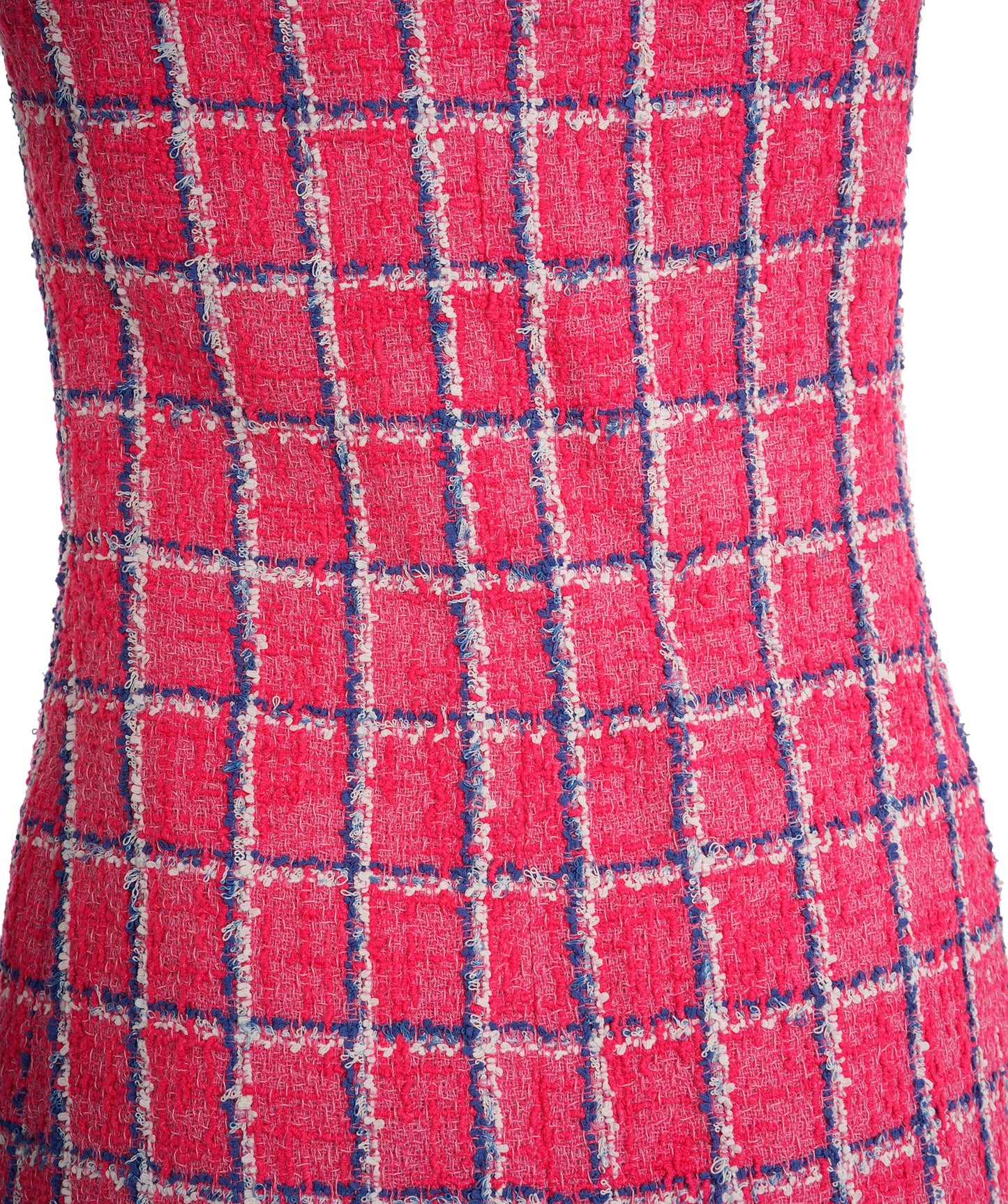 Chanel 24C Pink Tweed CC Button Down Mini Dress FR34 AGC2207