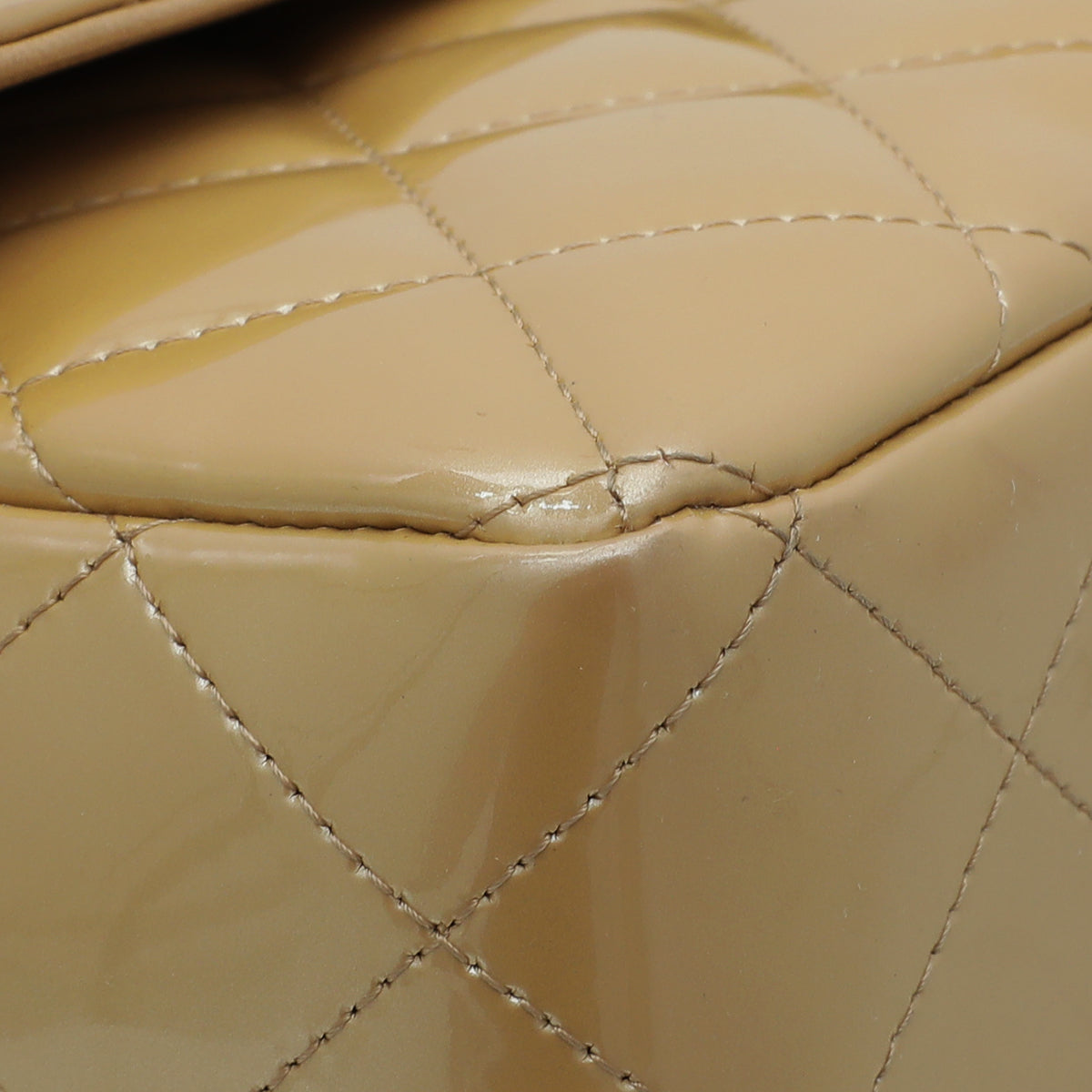 Chanel Gold CC Classic Single Flap Jumbo Bag