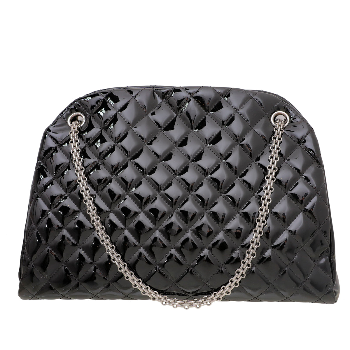 Chanel Black CC Just Mademoiselle Bowling Bag