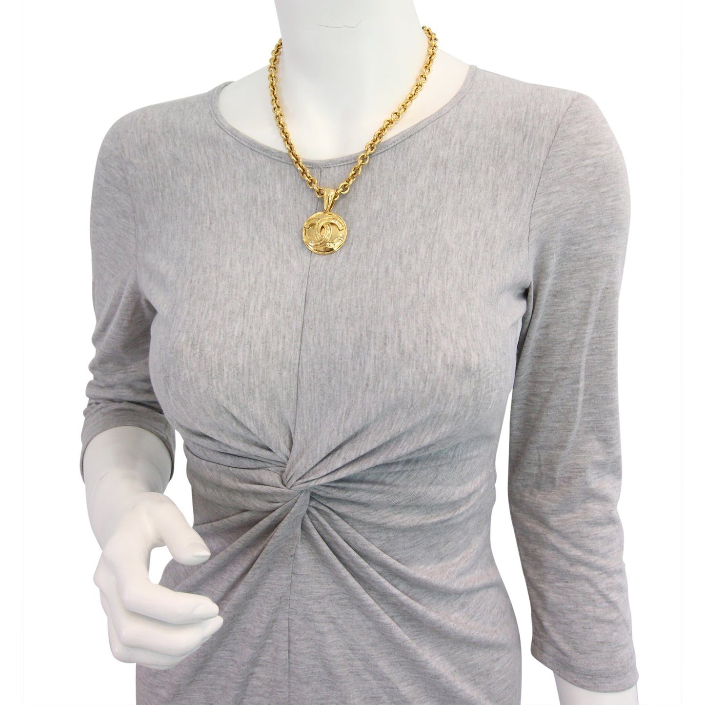 Chanel CC Medallion Pendant Necklace
