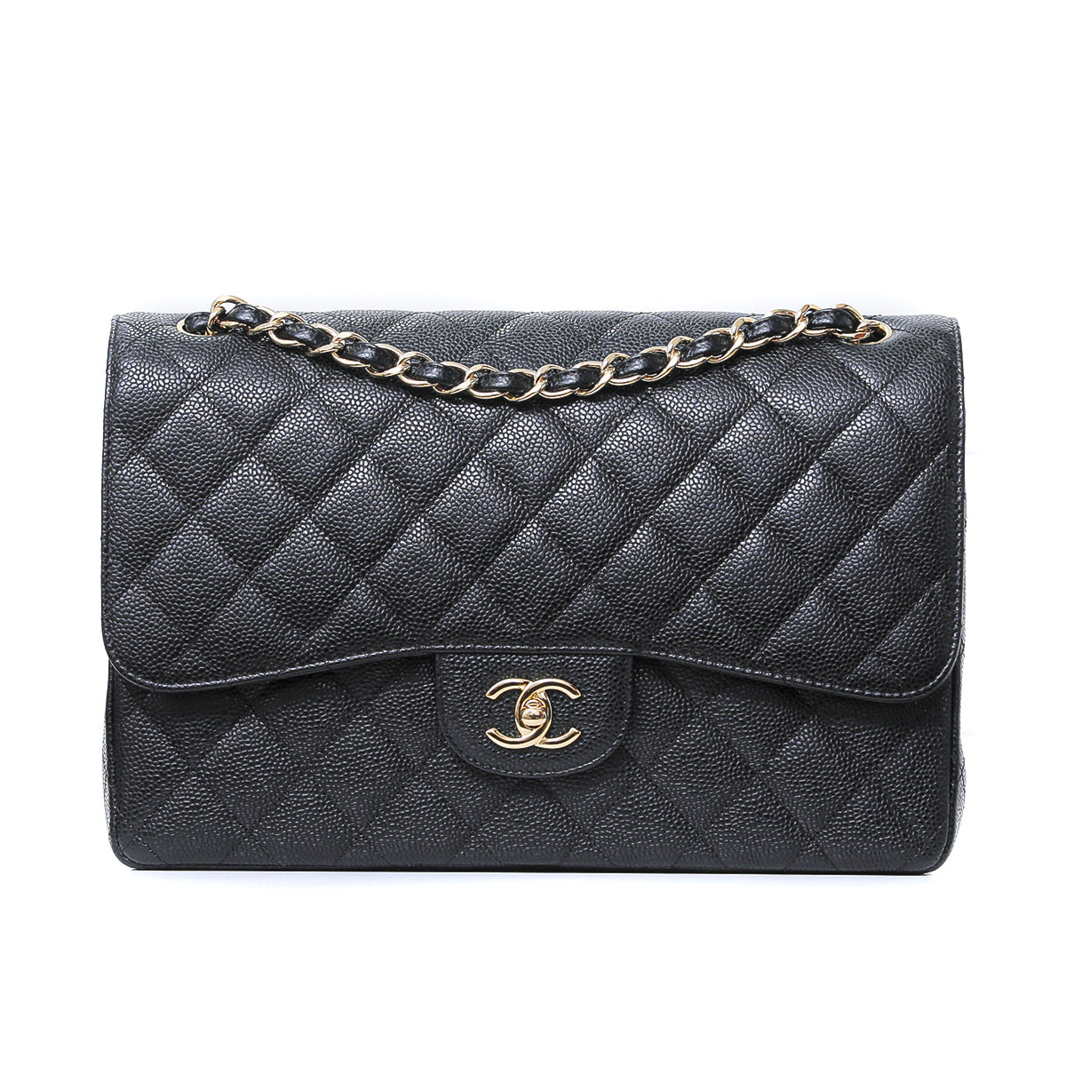 Chanel Black Maxi Double Flap