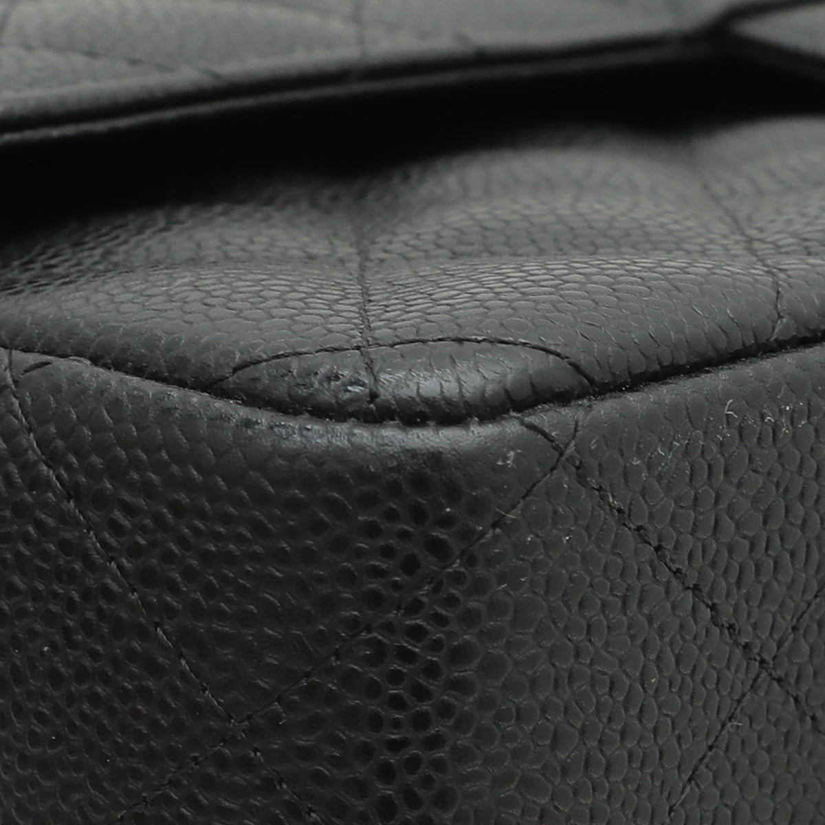 Chanel Black Classic Double Flap Jumbo Bag
