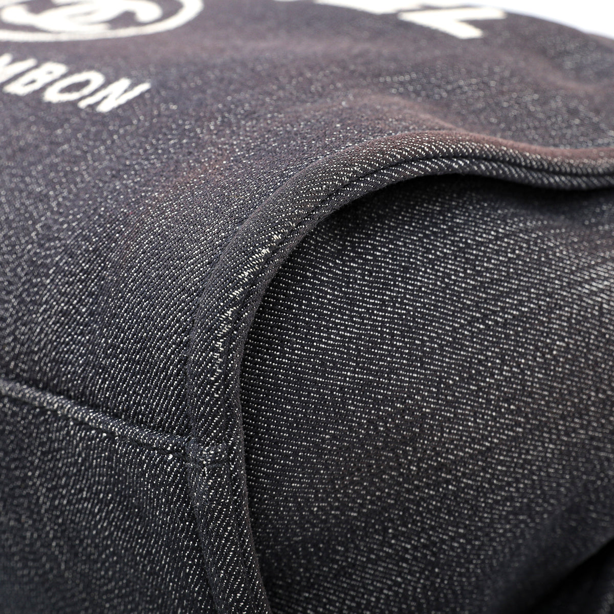 Chanel Denim Blue Deauville Shopping Tote Bag