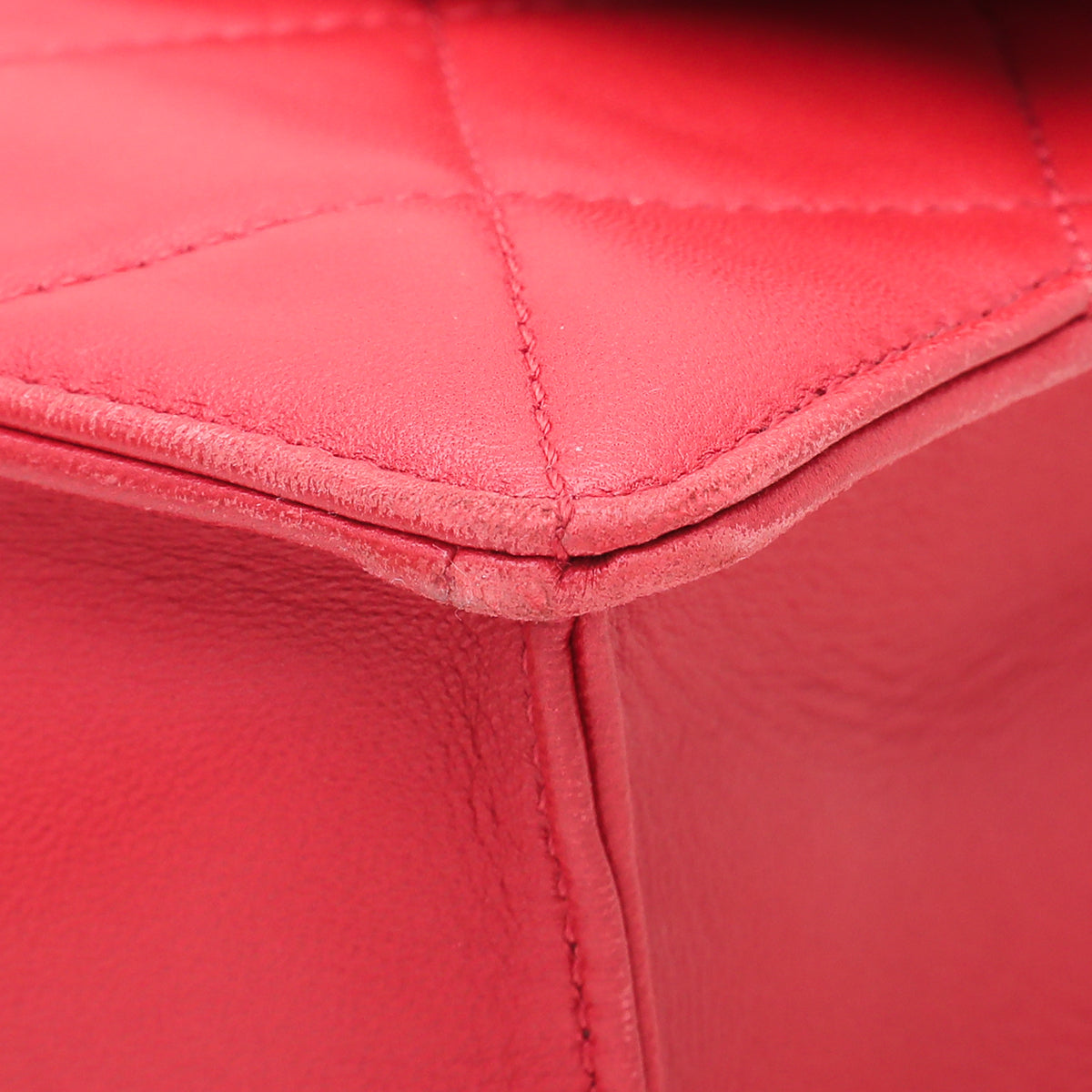 Chanel Red Golden Class Flap Bag