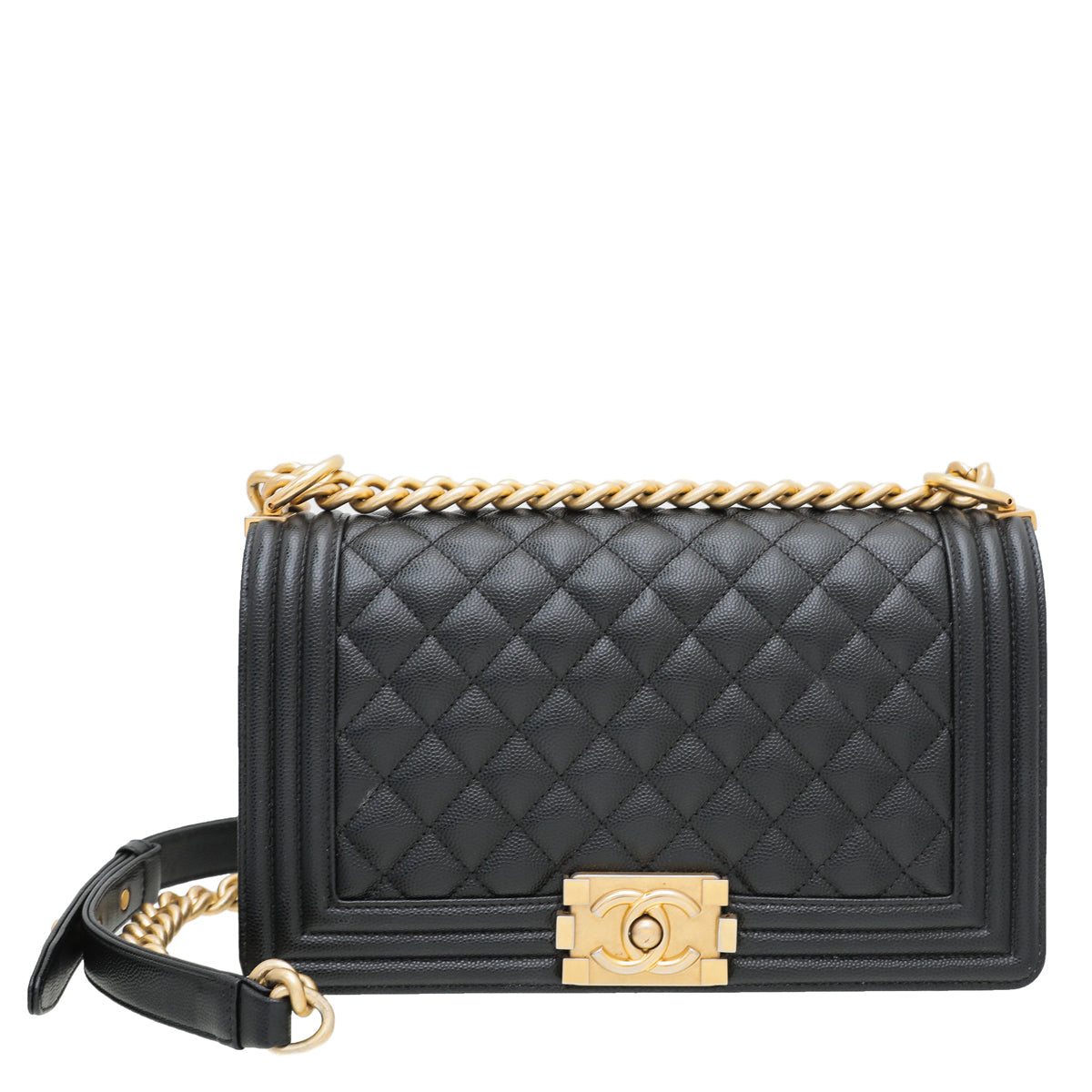 Chanel Black Le Boy Medium Flap Bag