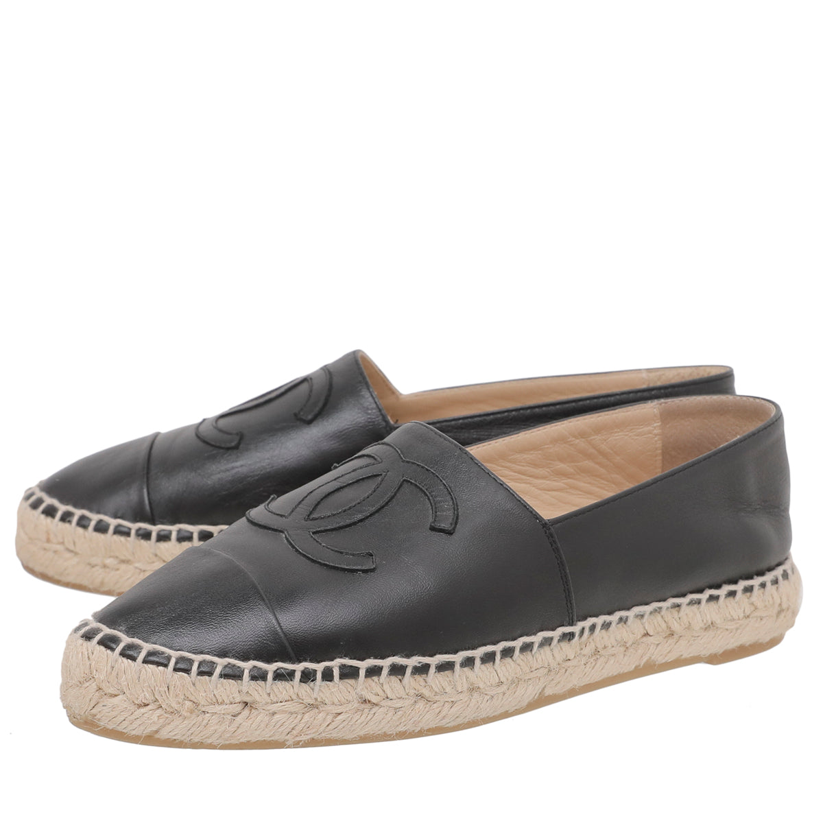 Chanel Black Espadrille 36
