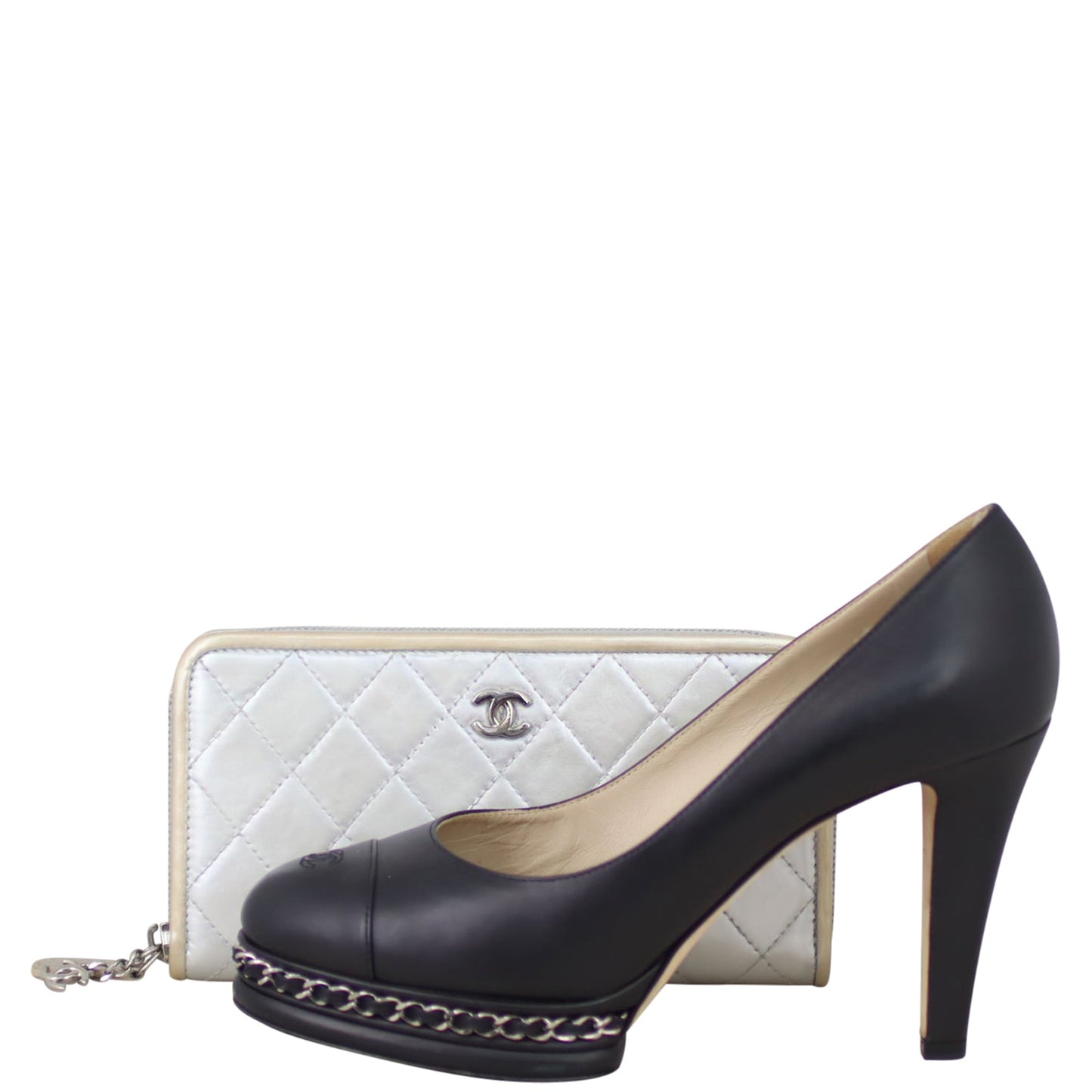 Chanel Metallic Bicolore Long Wallet