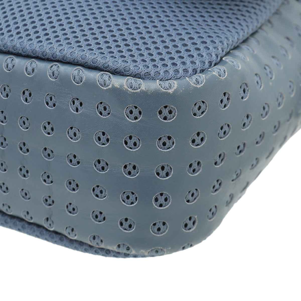 Chanel Blue Perforated Easy Flap Jumbo Bag