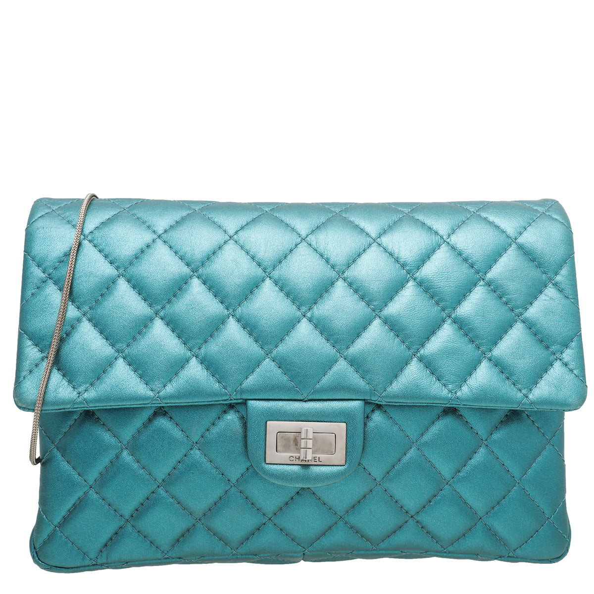 Chanel Metallic Teal Reissue Chain Bag