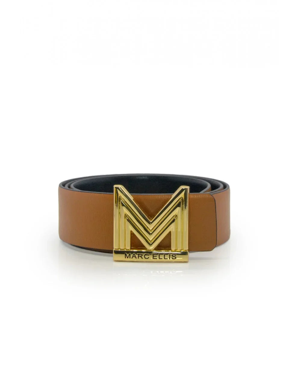 MARC ELLIS CINTURA DONNA REVERSIBILE -136 BX (CUOIO/ GOLD)
