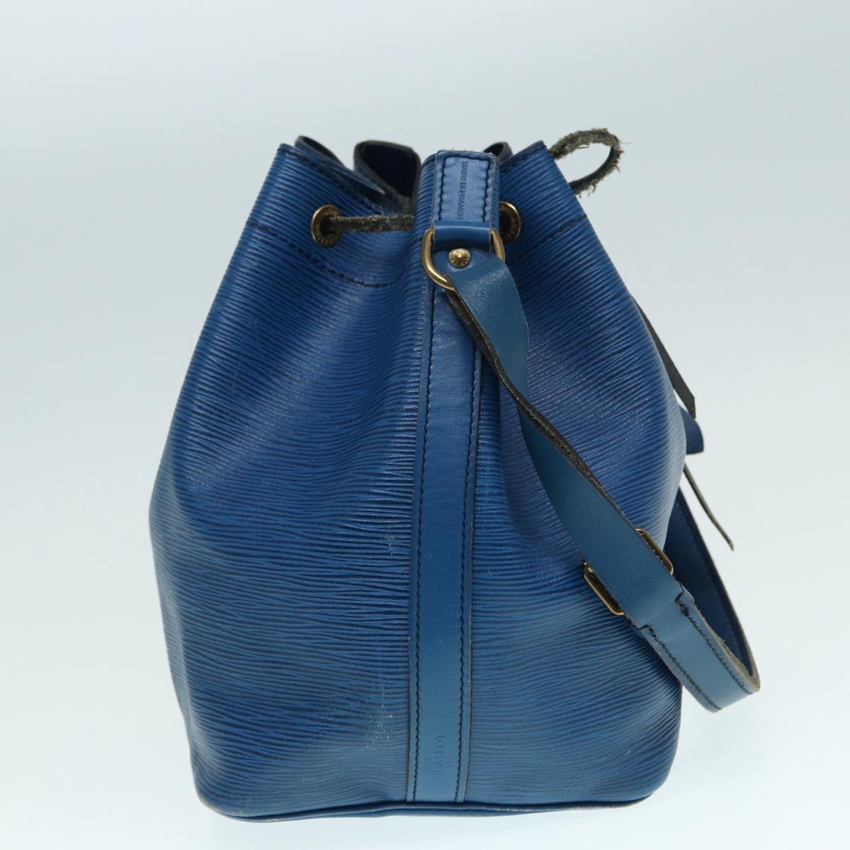 LOUIS VUITTON Epi Petit Noe Shoulder Bag Blue M44105 LV Auth cl858