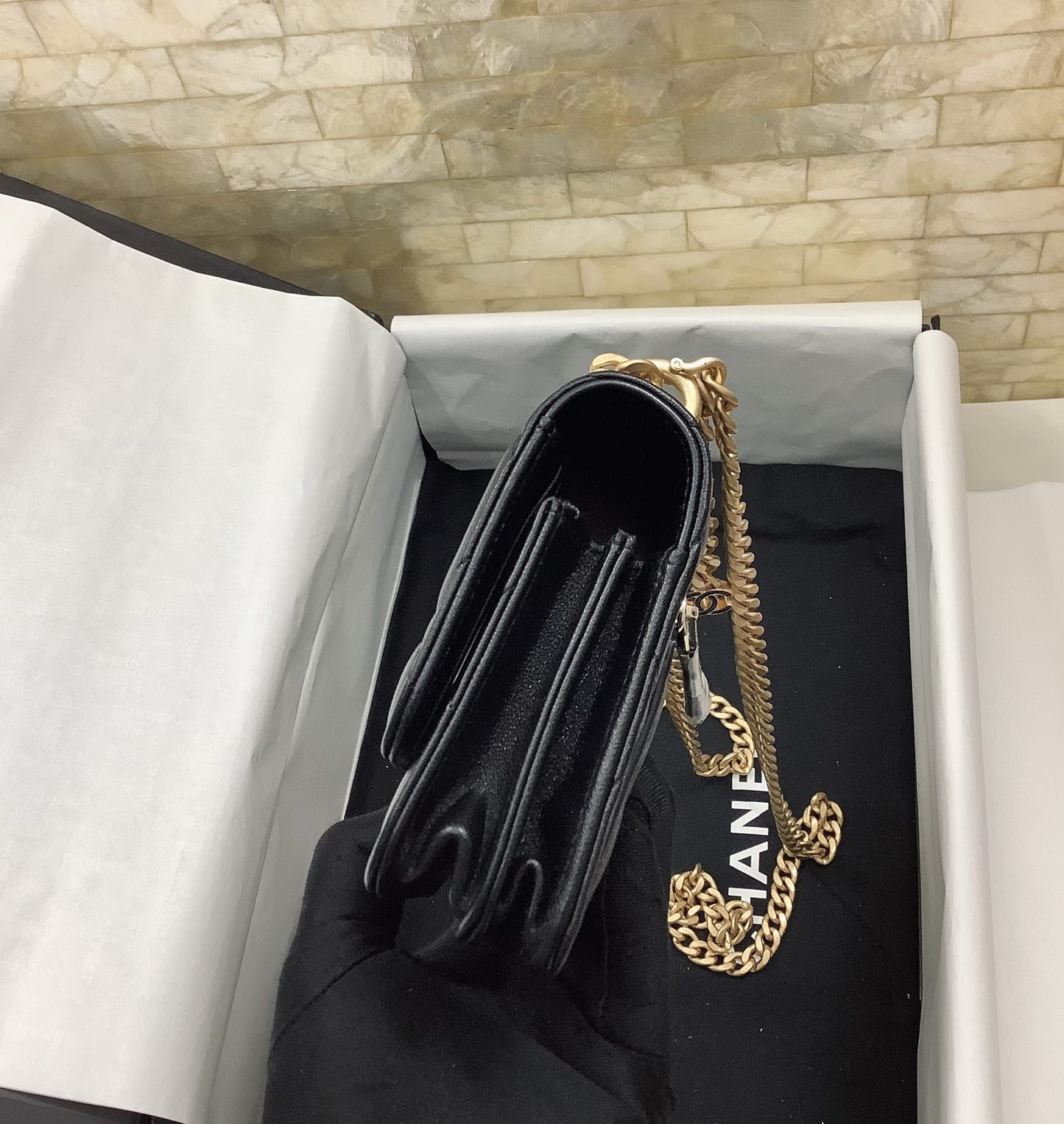 CHLSpring And Summer 22C Black For Women, Women’s Bags 6.1in/15.5cm