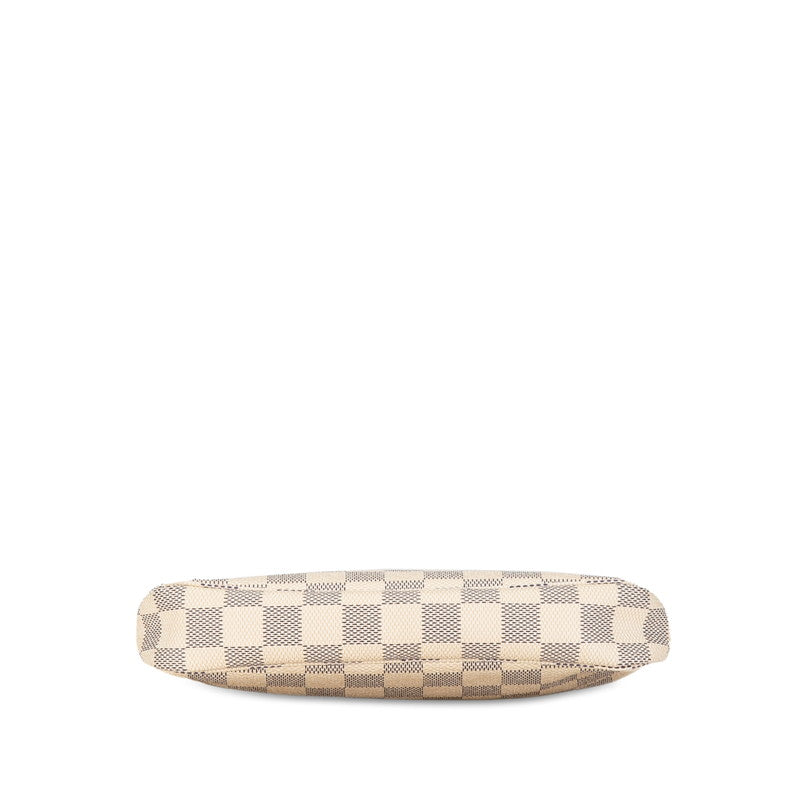 Louis Vuitton Damier Azur Poschet Accessory Porte N51986 White PVC Leather Louis Vuitton